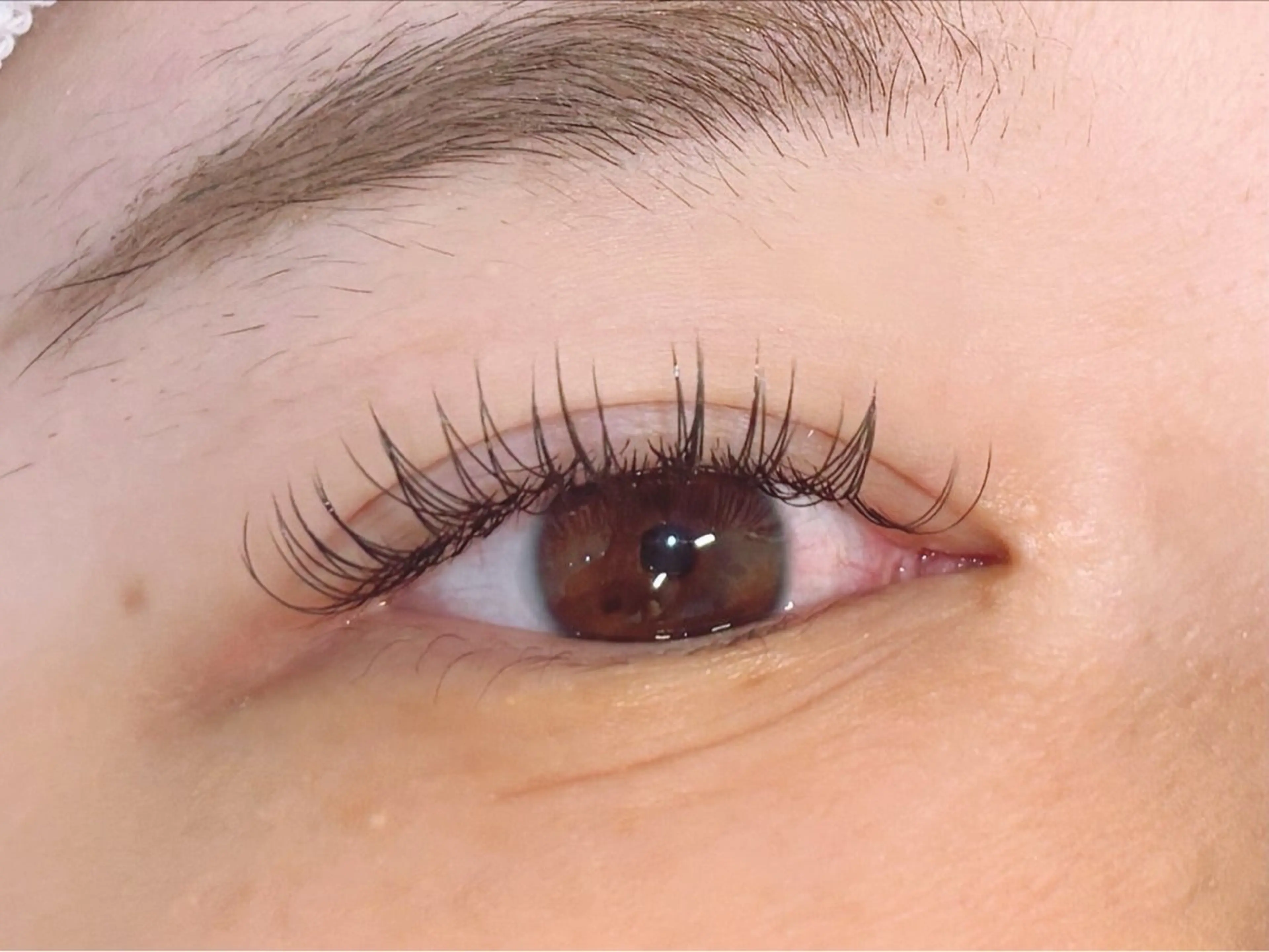 マツエク・マツパ フラットラッシュ mallow🤍 sakiのマツエク・マツパデザイン