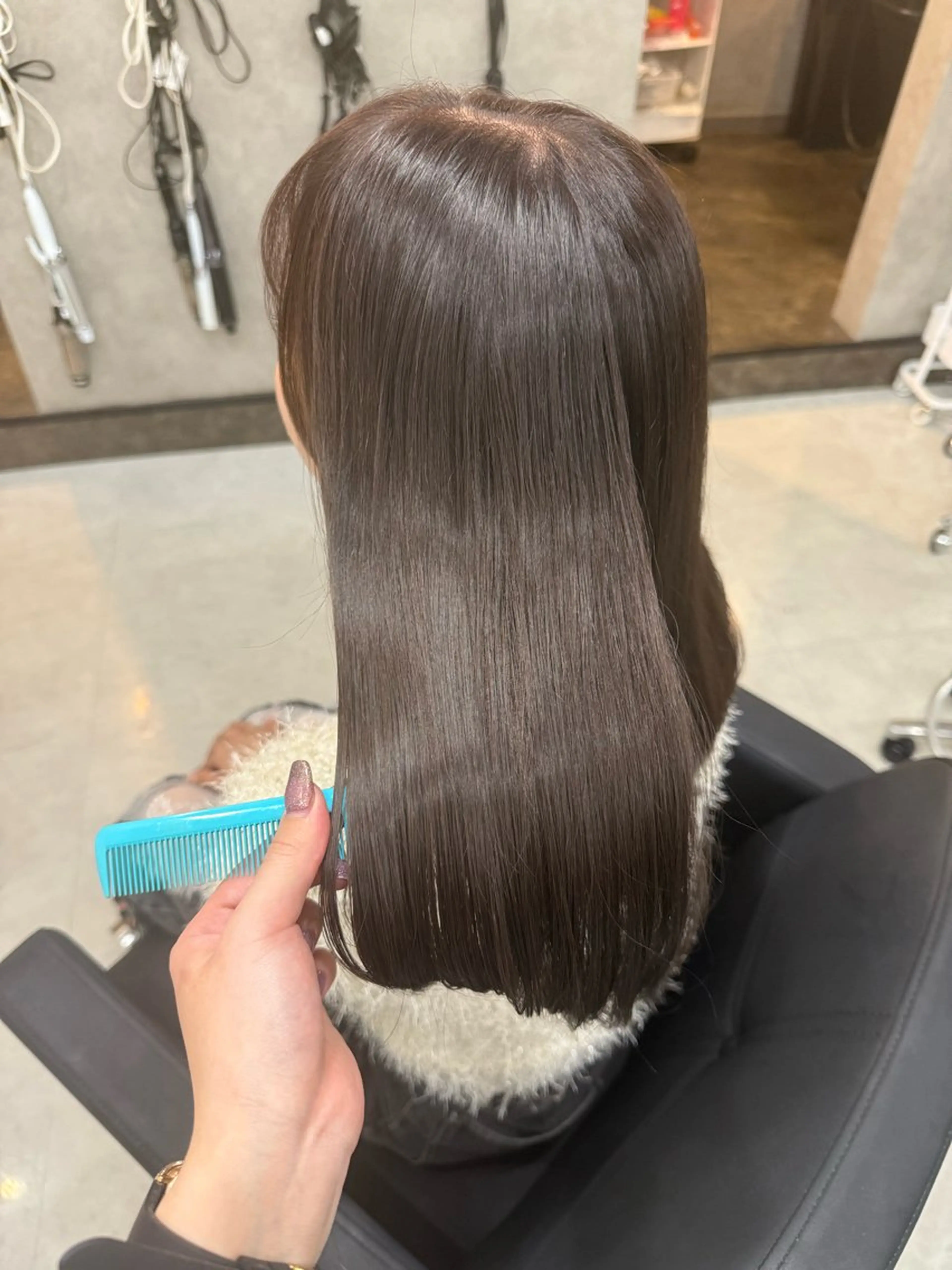 セミロング MAHO/透明感カラ ー/髪質改善🍒のヘアスタイル