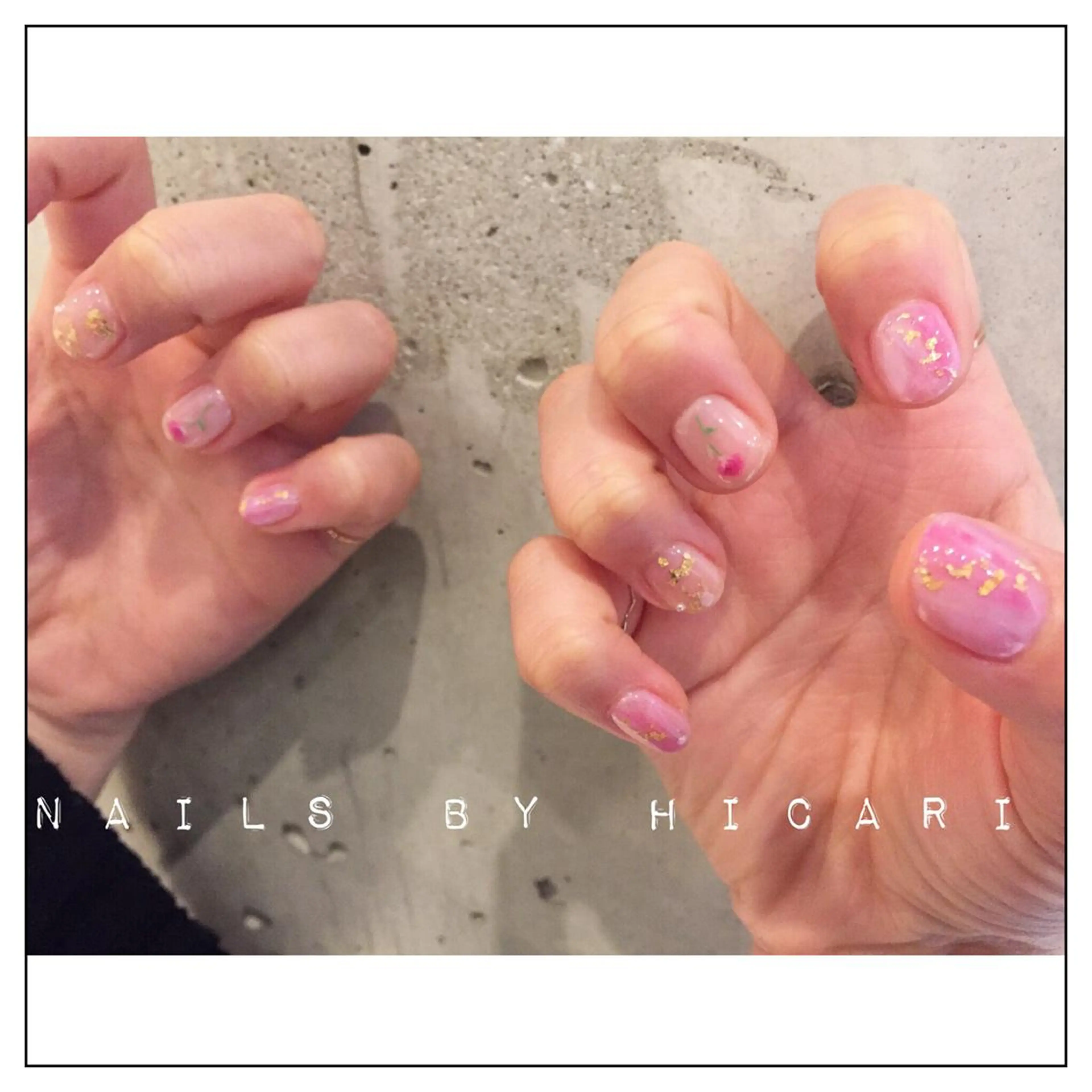 カラー キッズ ネイル マツエク・マツパ ジェルネイル ニュアンスネイル パラジェル illum hicariのネイルデザイン