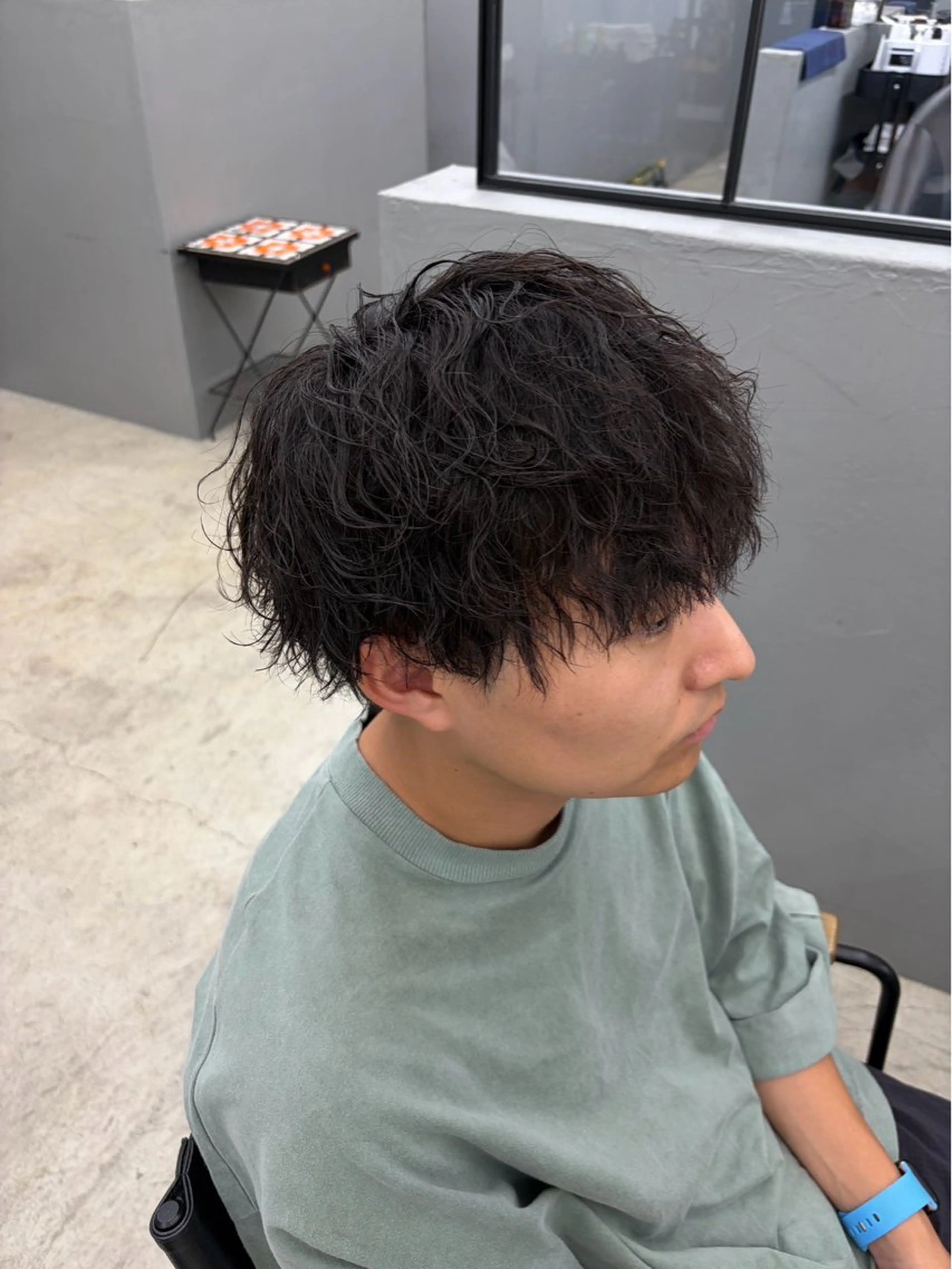 ショート パーマ メンズ メンズ専門サロン wokeのヘアスタイル