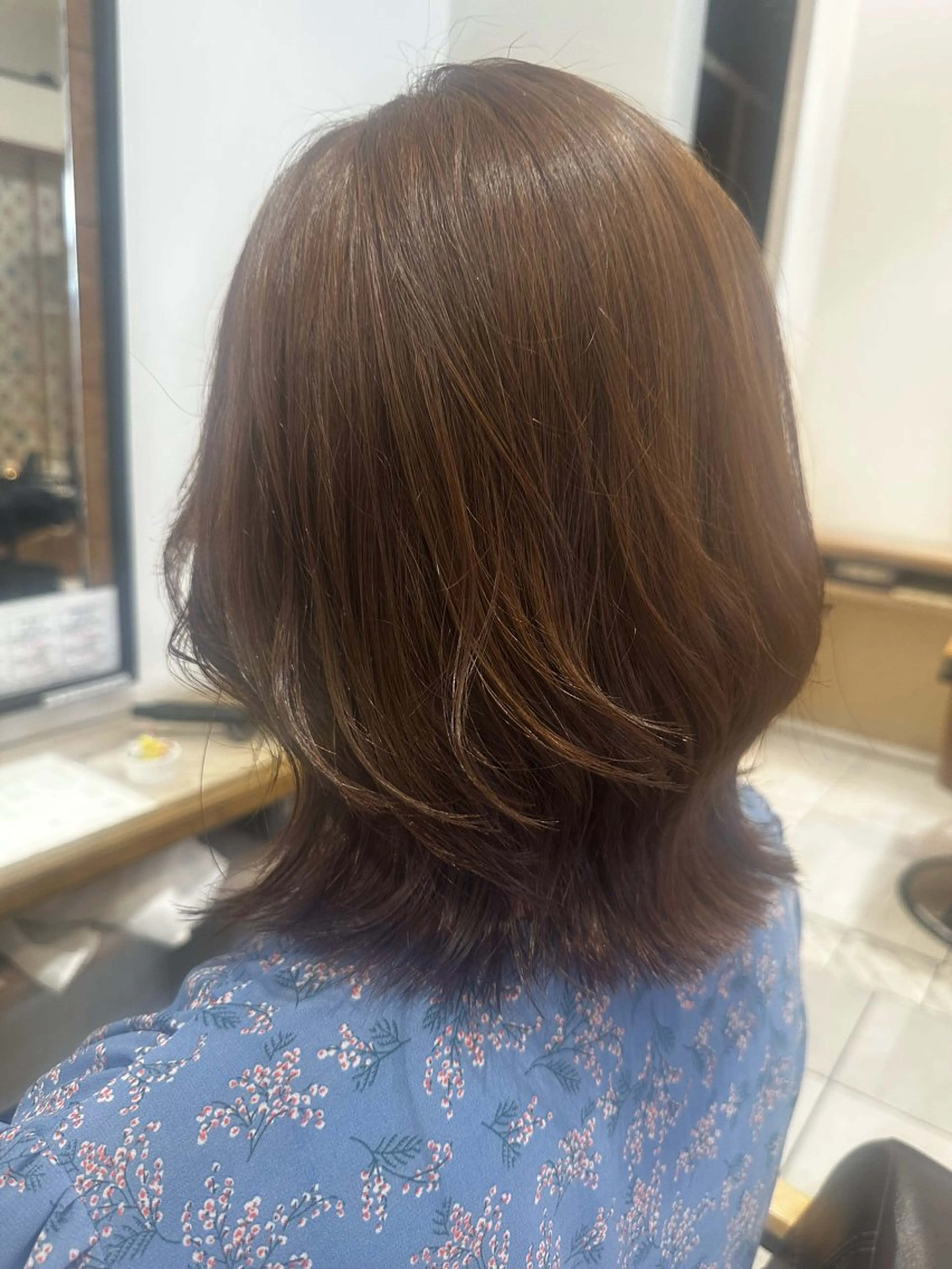 ミディアム ❁*EARTH/A 島崎千夏❁⃘*.ﾟのヘアスタイル