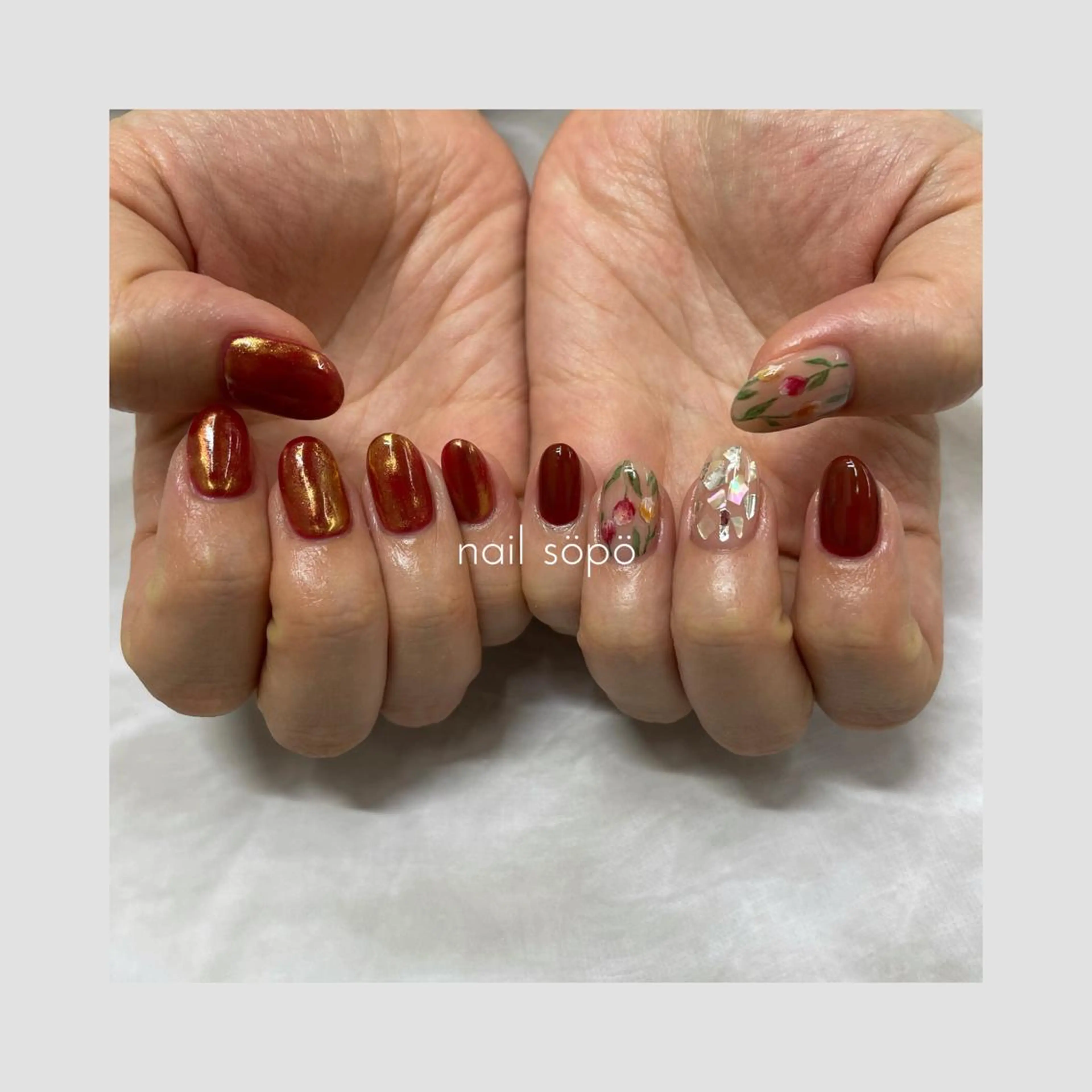 ネイル 自由が丘✳︎奥沢 nail söpöのネイルデザイン