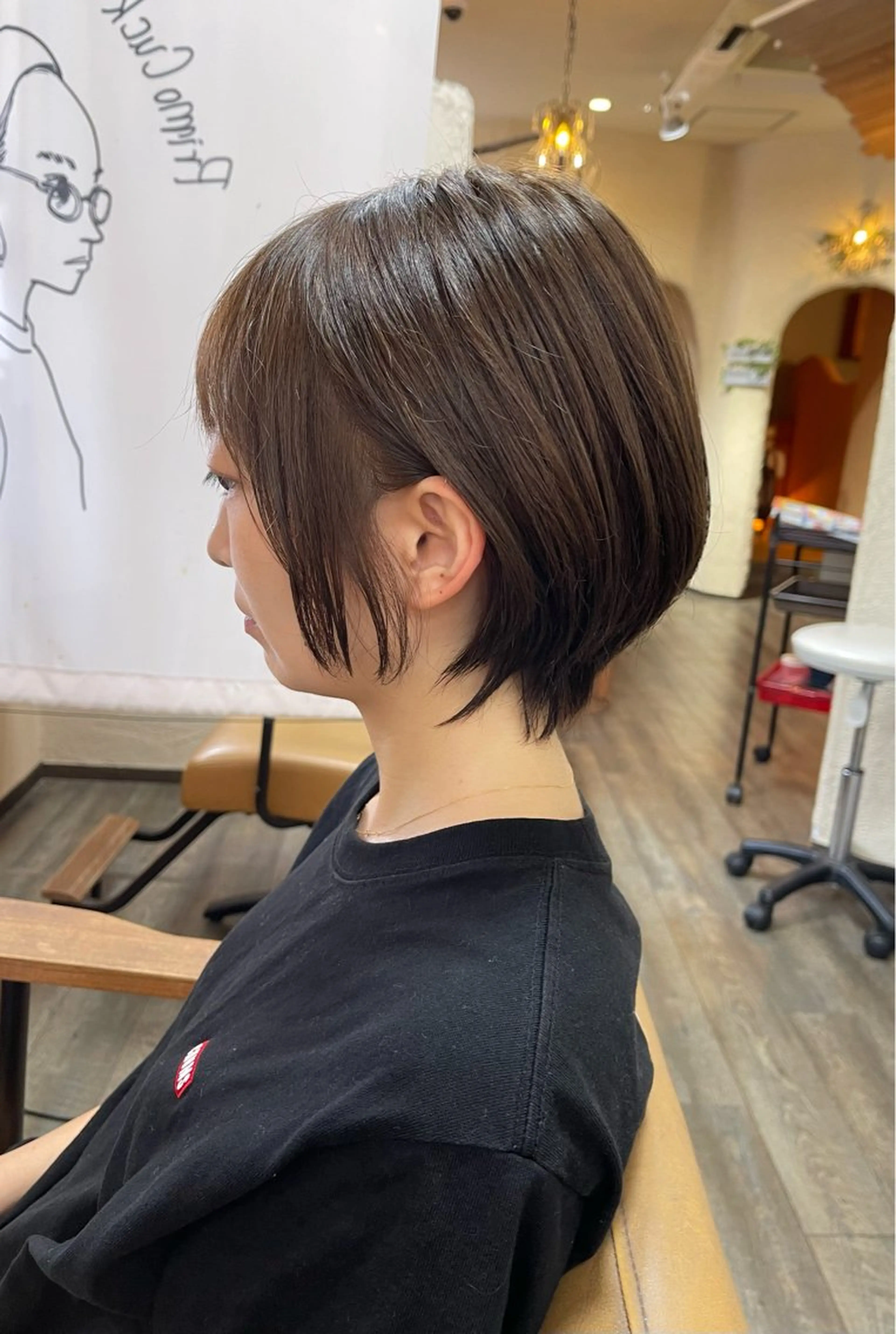 ショート 丸みショート ショートヘア カット ヘアカラー 磧本 祐里恵のヘアスタイル