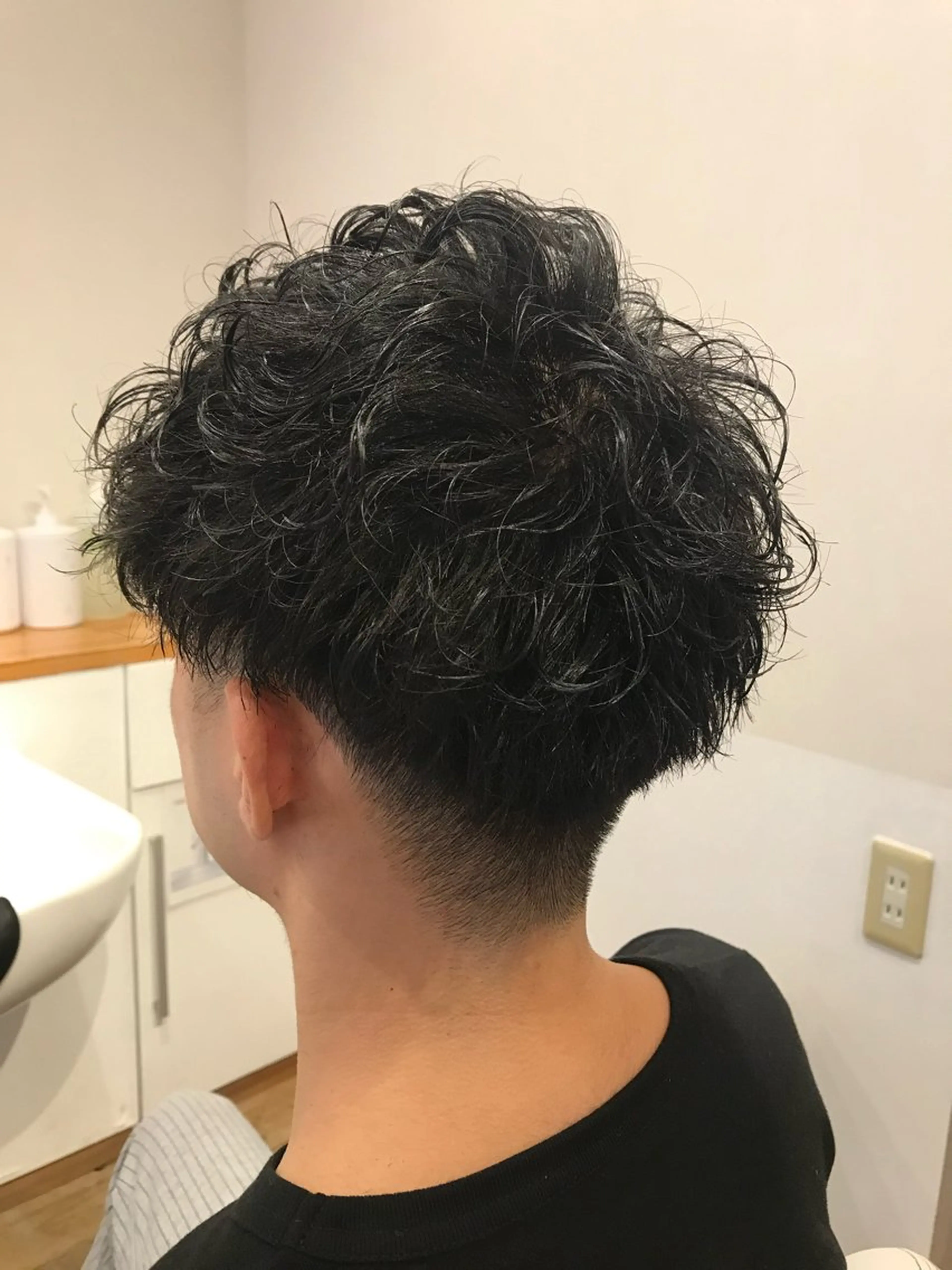 ショート カット パーマ アザマ　ヤスカツ _rosso 川口のヘアスタイル