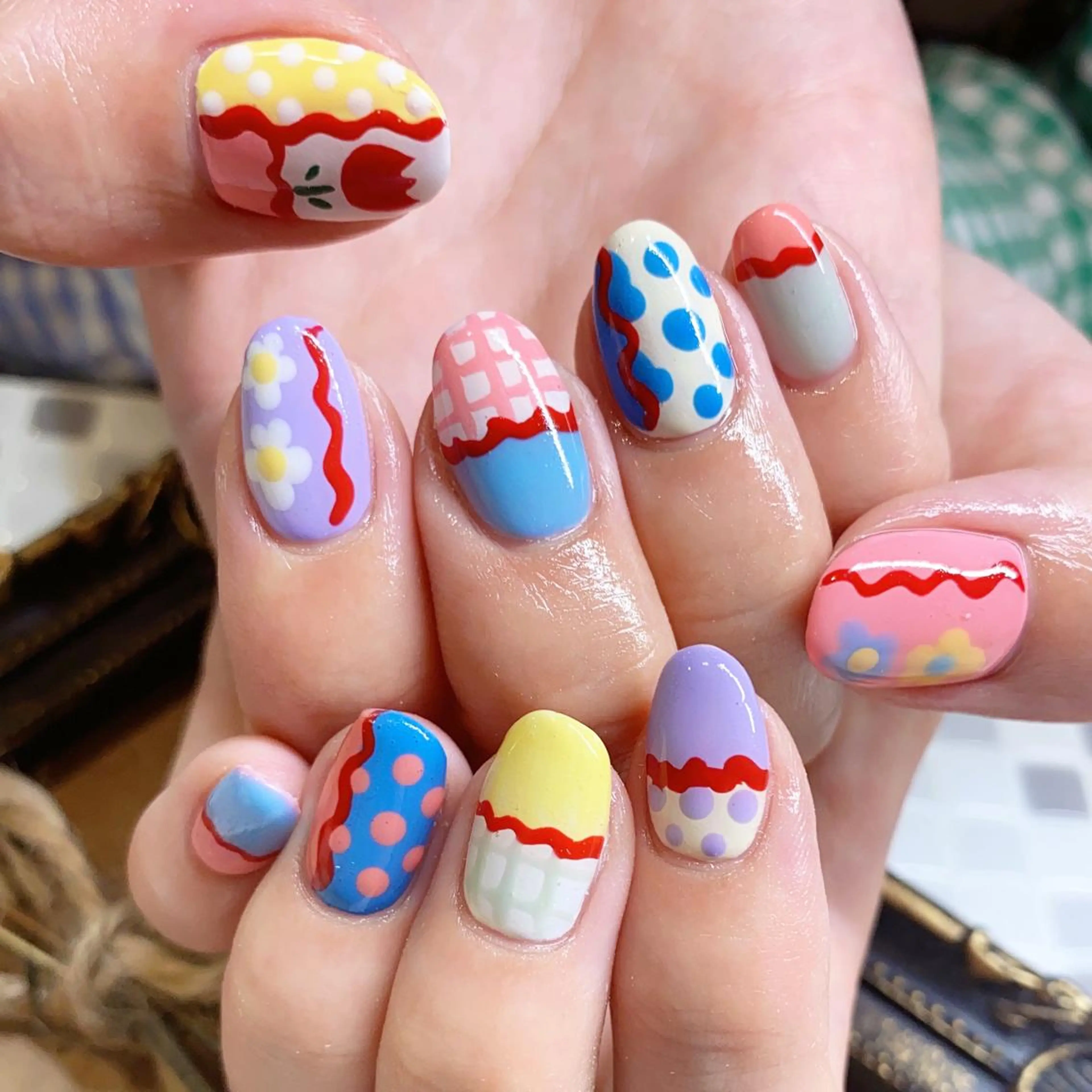 ネイル 春ネイル nailist yuiのネイルデザイン