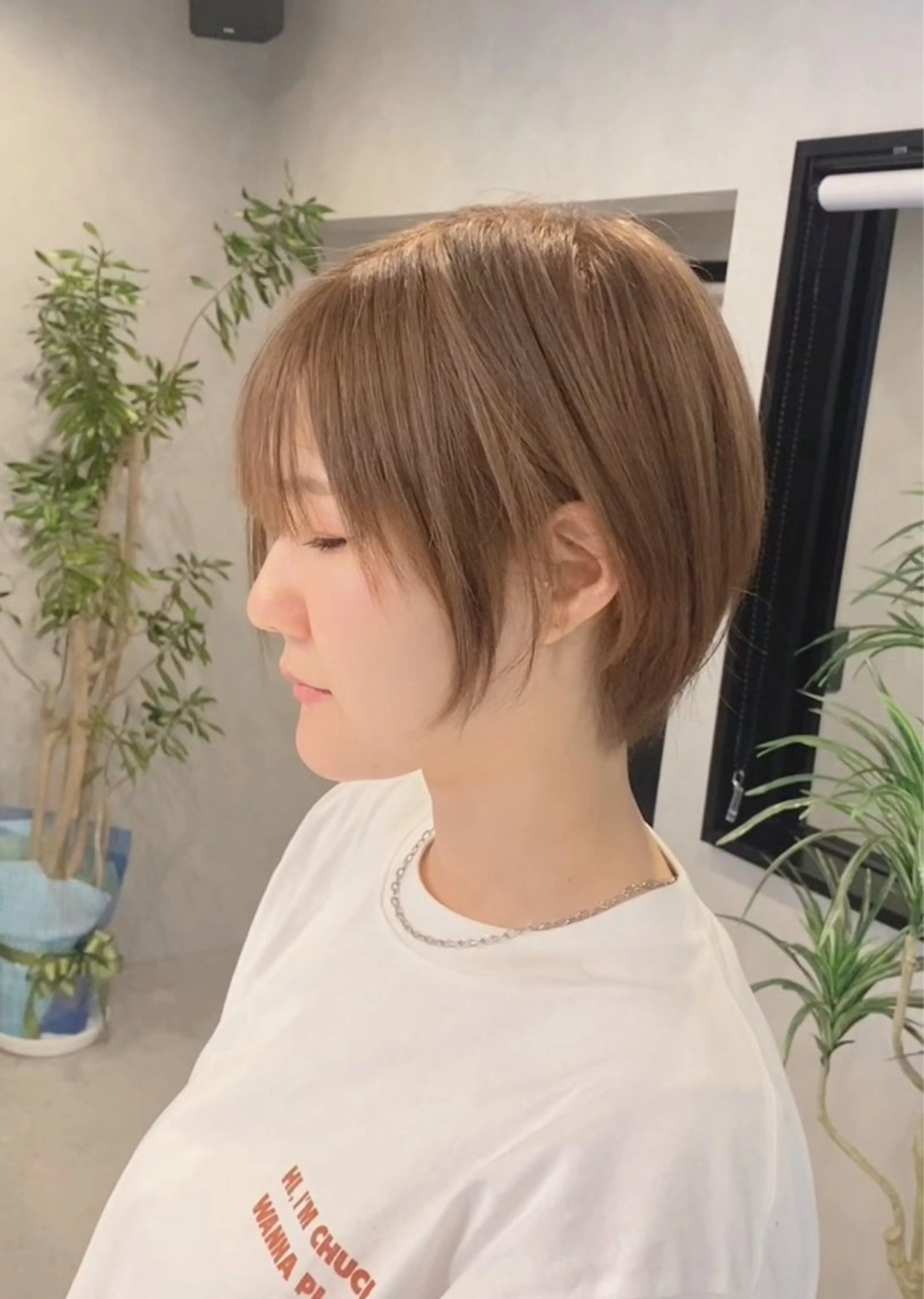 ショート カラー 大林　恵理 【Agu 屋島】のヘアスタイル