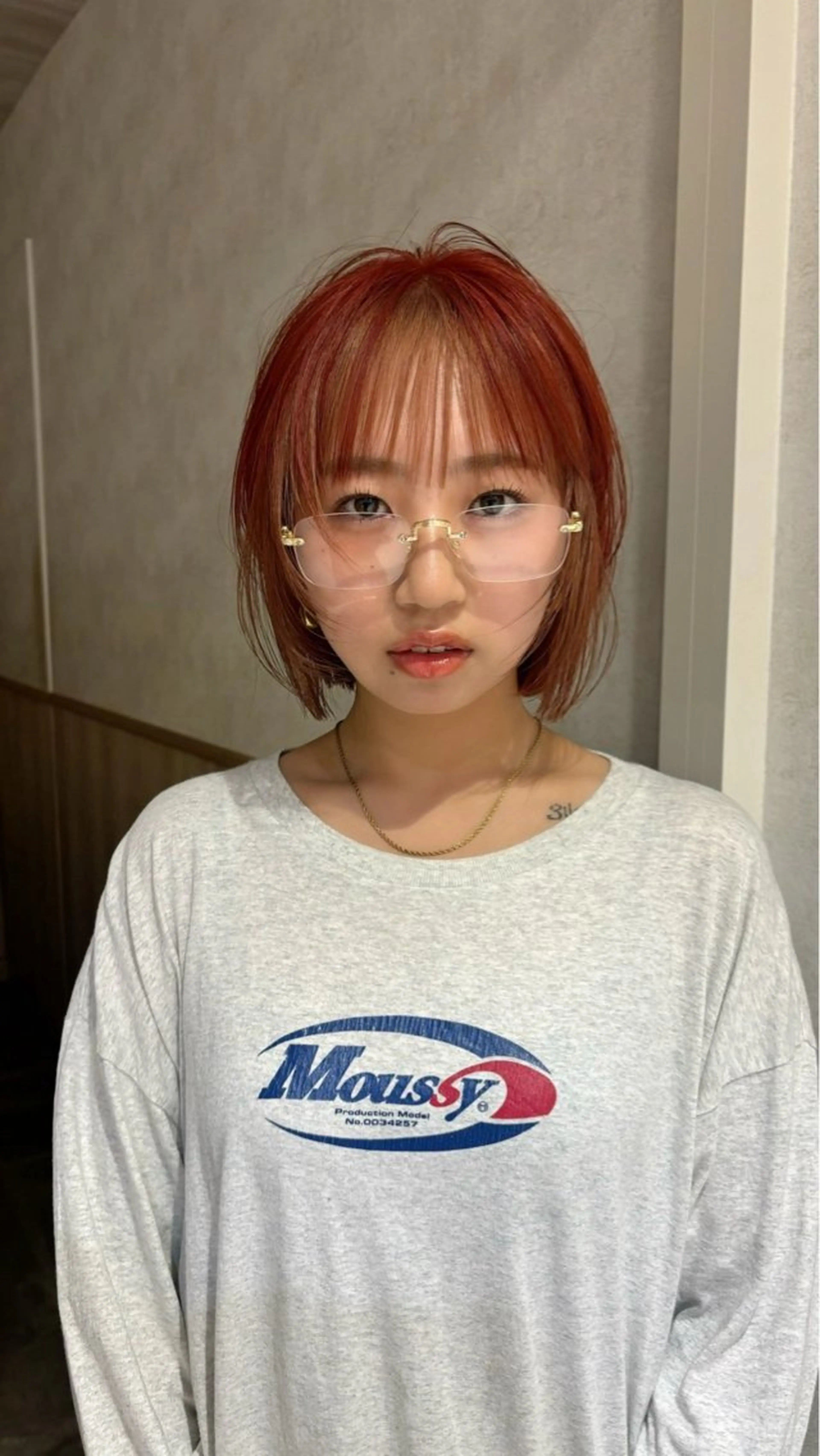 ミディアム カラー ヘアカラー izumi/ ボブ/パーマのヘアスタイル