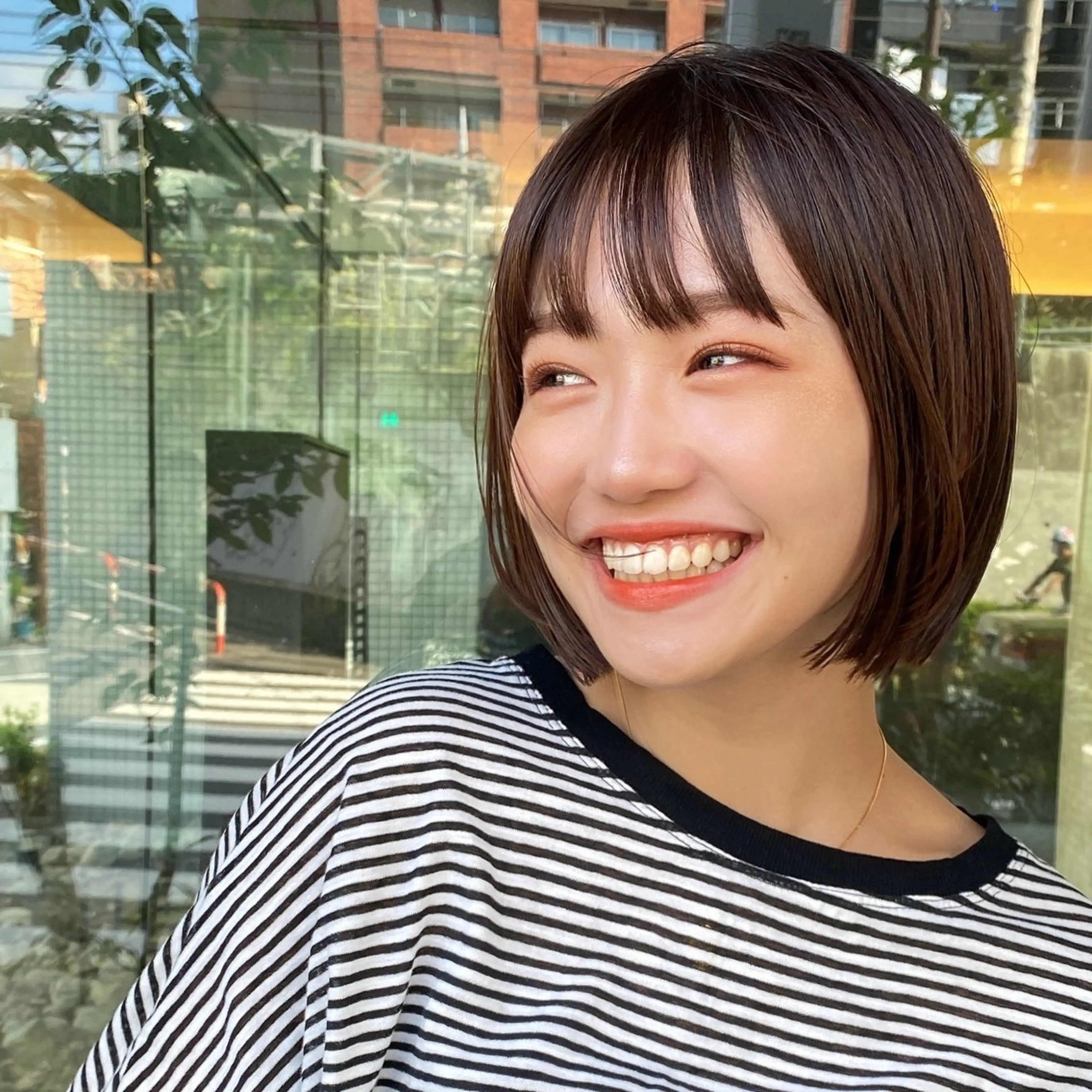 ショート ハイライト 髪質改善 レイヤーカット ショートヘア ショート職人 美容師【KENTA】のヘアスタイル