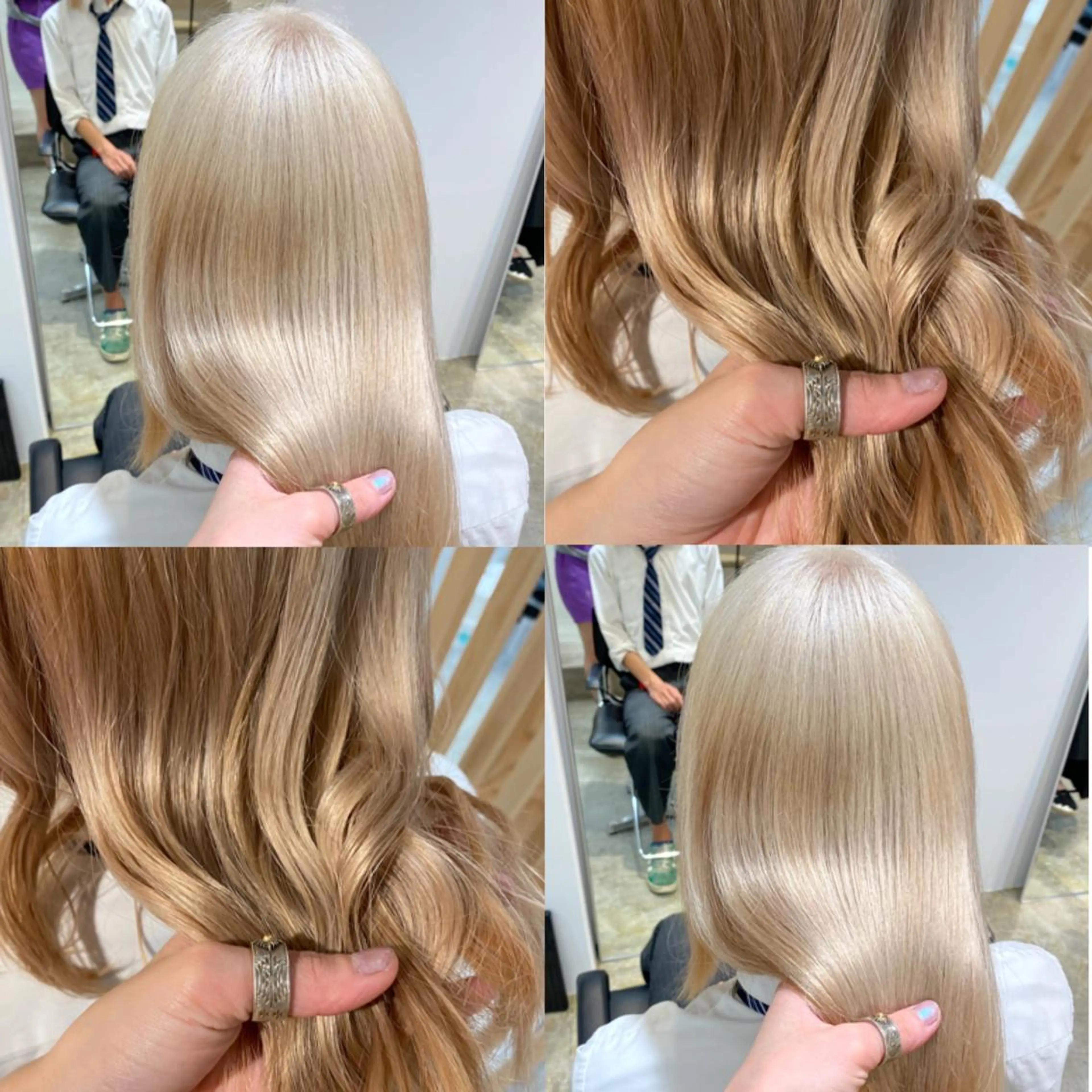 カラー ヘアカラー トリートメント サイレント美容師 アイリィのヘアスタイル