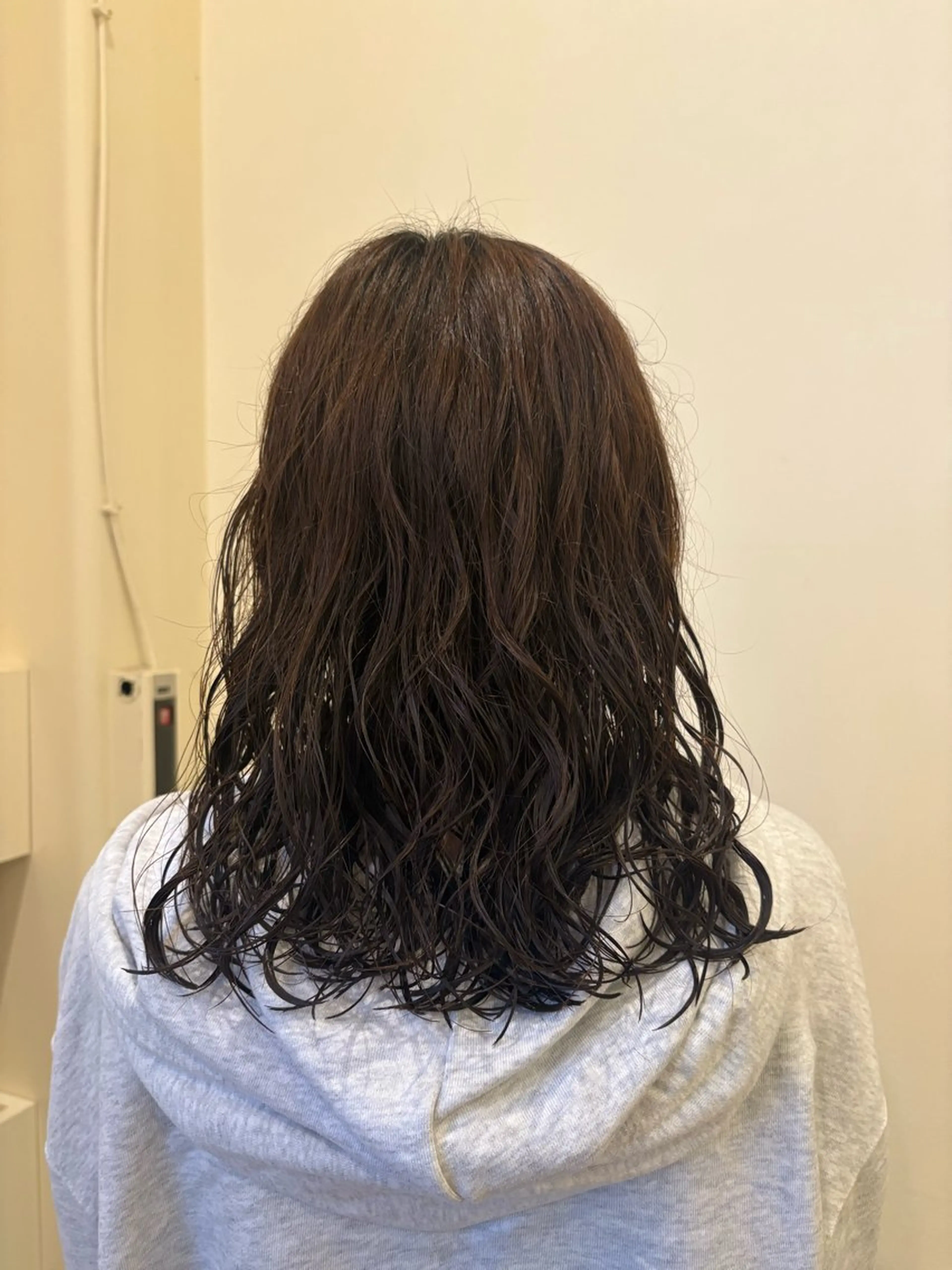 ミディアム パーマ カット パーマ Serina カットモデル募集中！のヘアスタイル