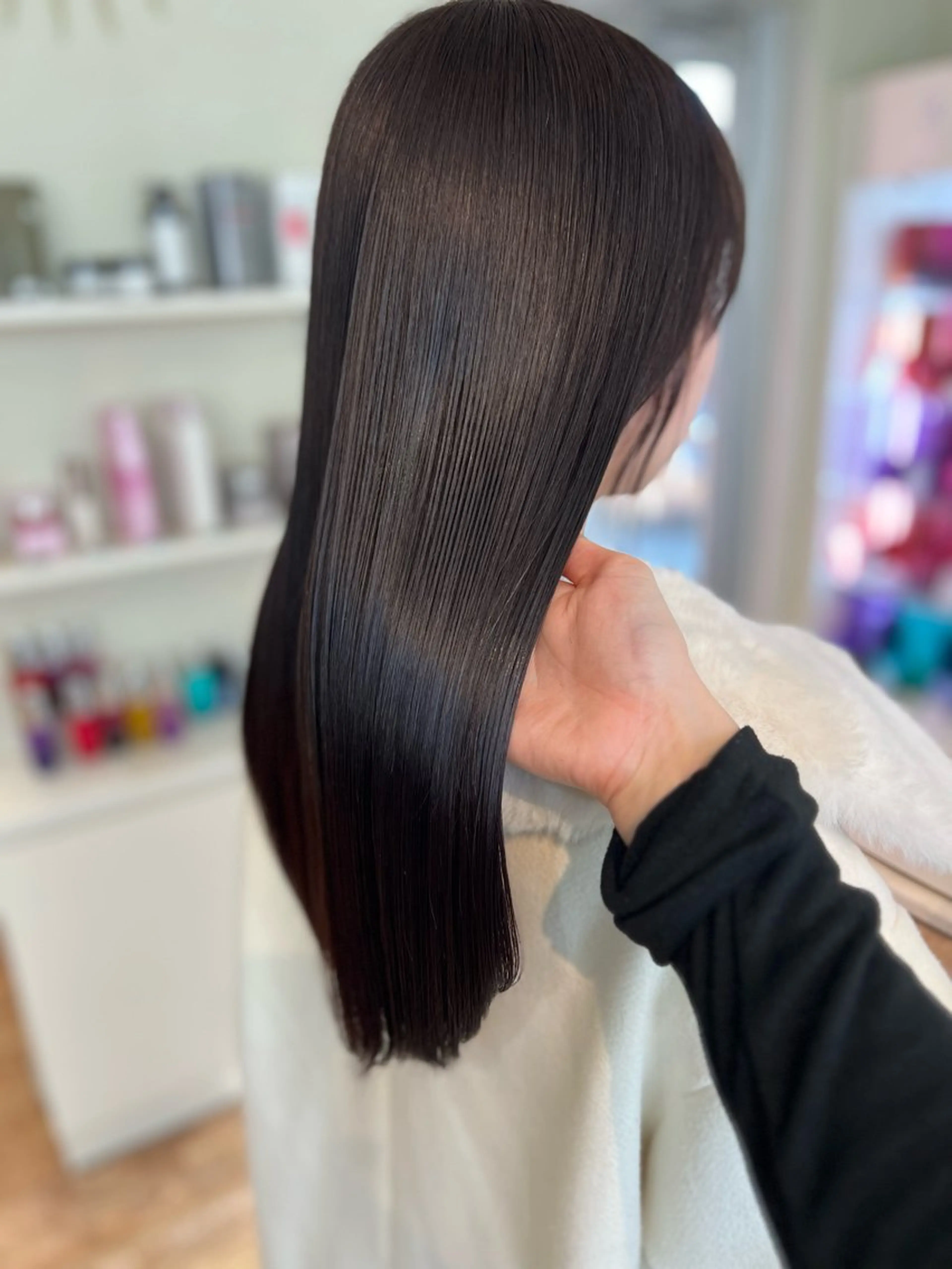 縮毛矯正　カットありの写真