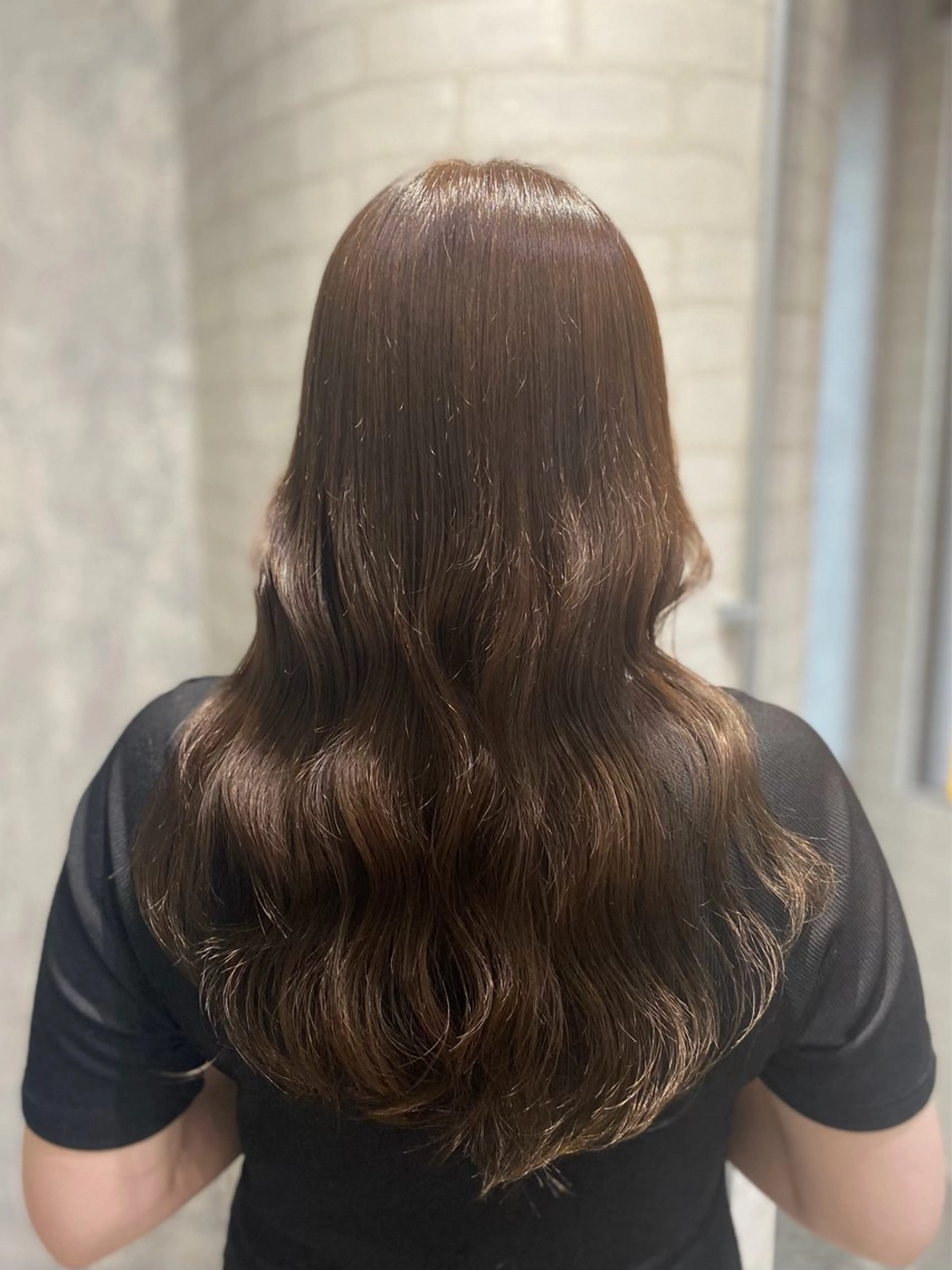 ロング カラー 透明感カラー カット ヘアカラー トリートメント shiori/透明感 /顔周り/髪質改善のヘアスタイル