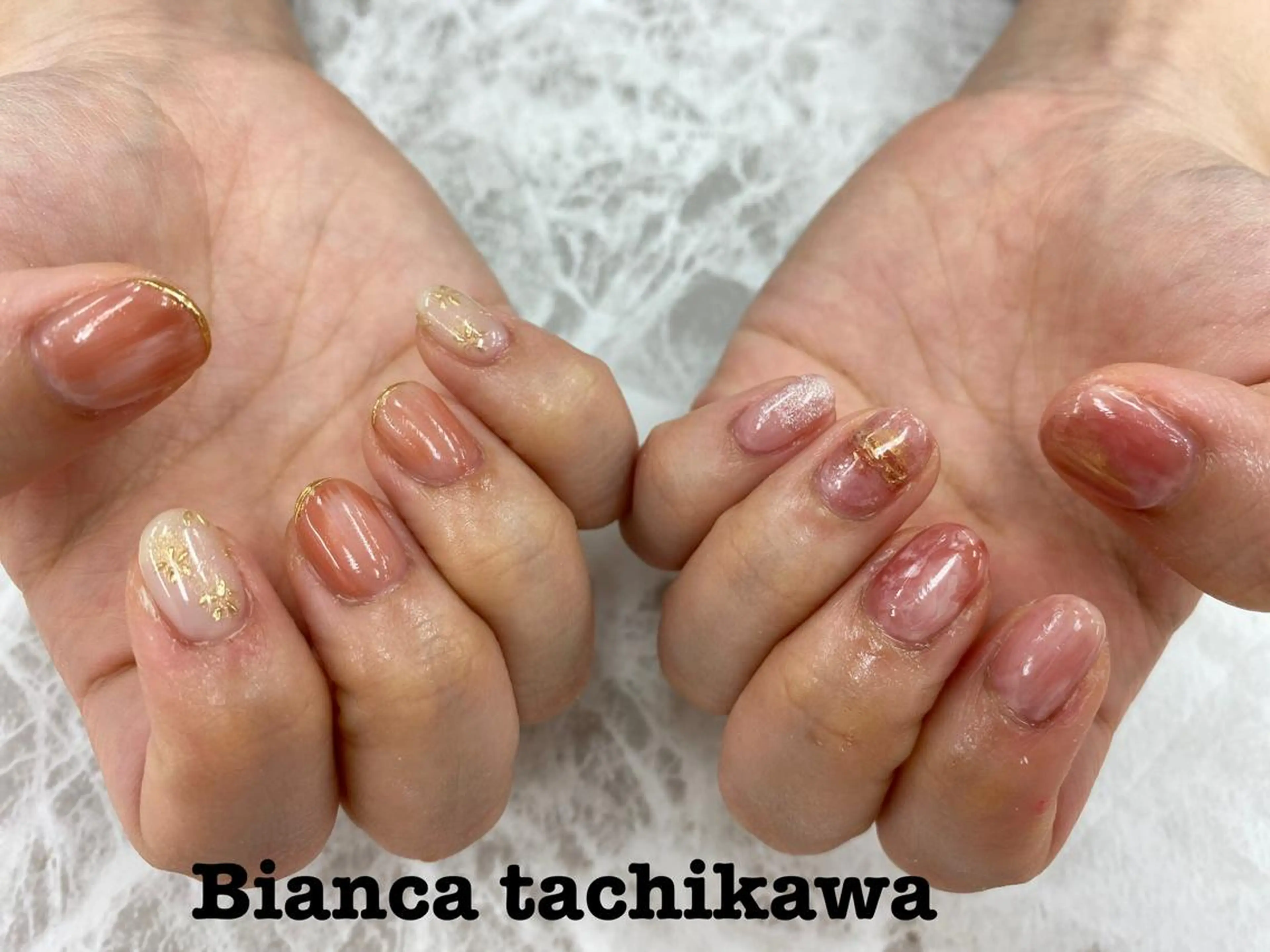 ネイル Bianca 立川店 小川のネイルデザイン