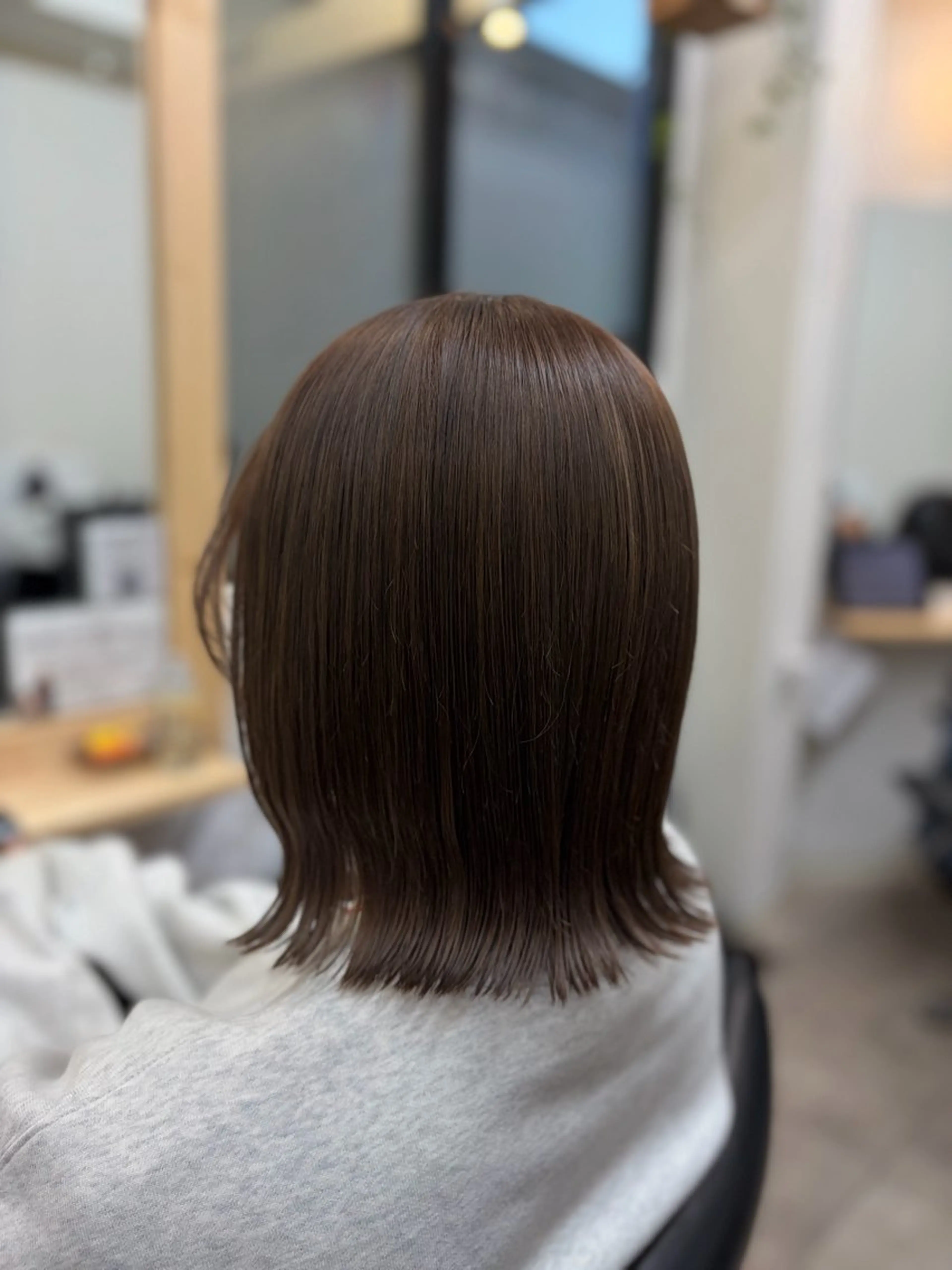 ミディアム カラー カット ヘアカラー 小顔似合わせカット ┊︎＊AYANO＊のヘアスタイル