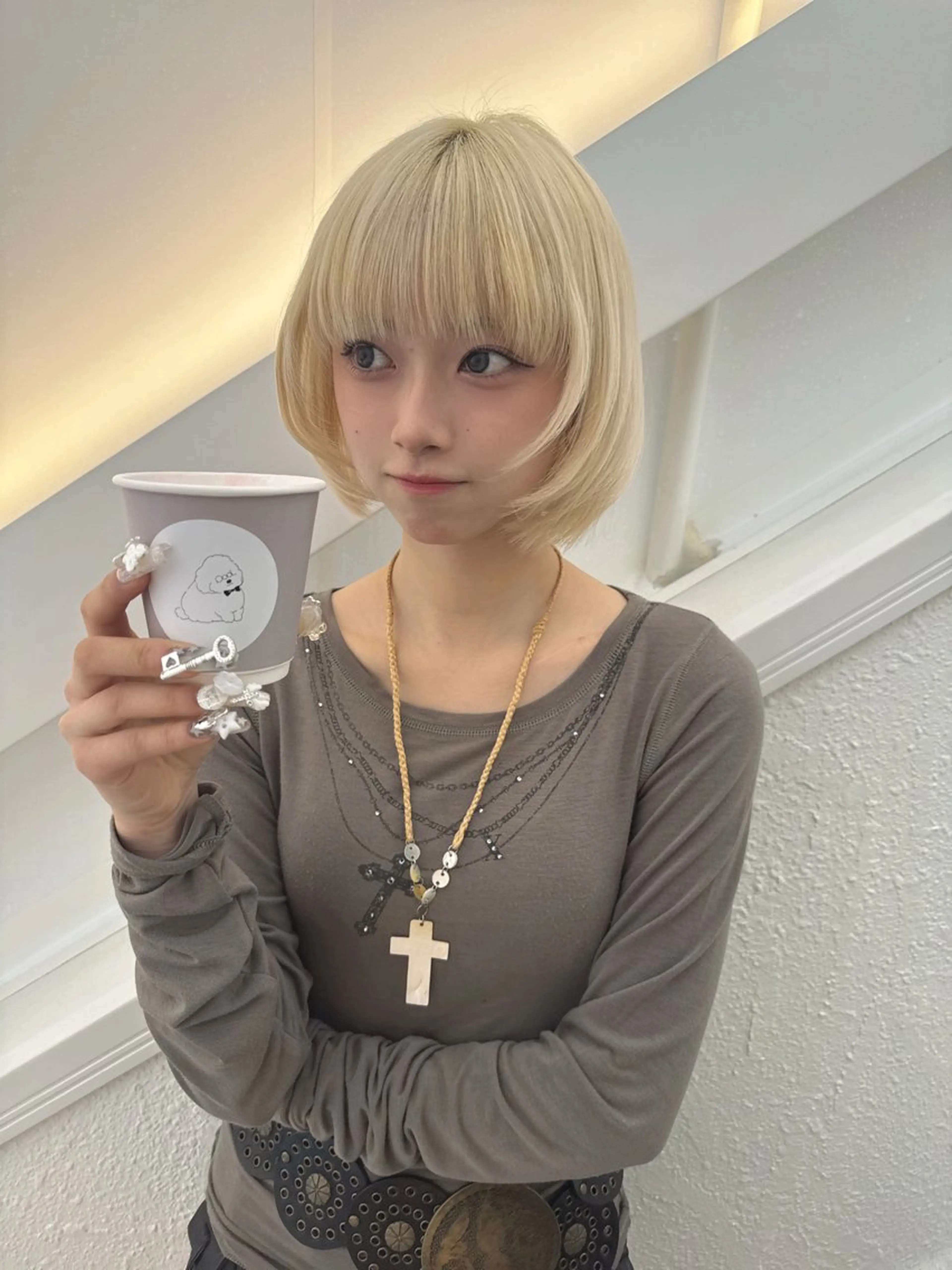 ショート カラー 💎透明感カラー特化 💎TAISEIのヘアスタイル