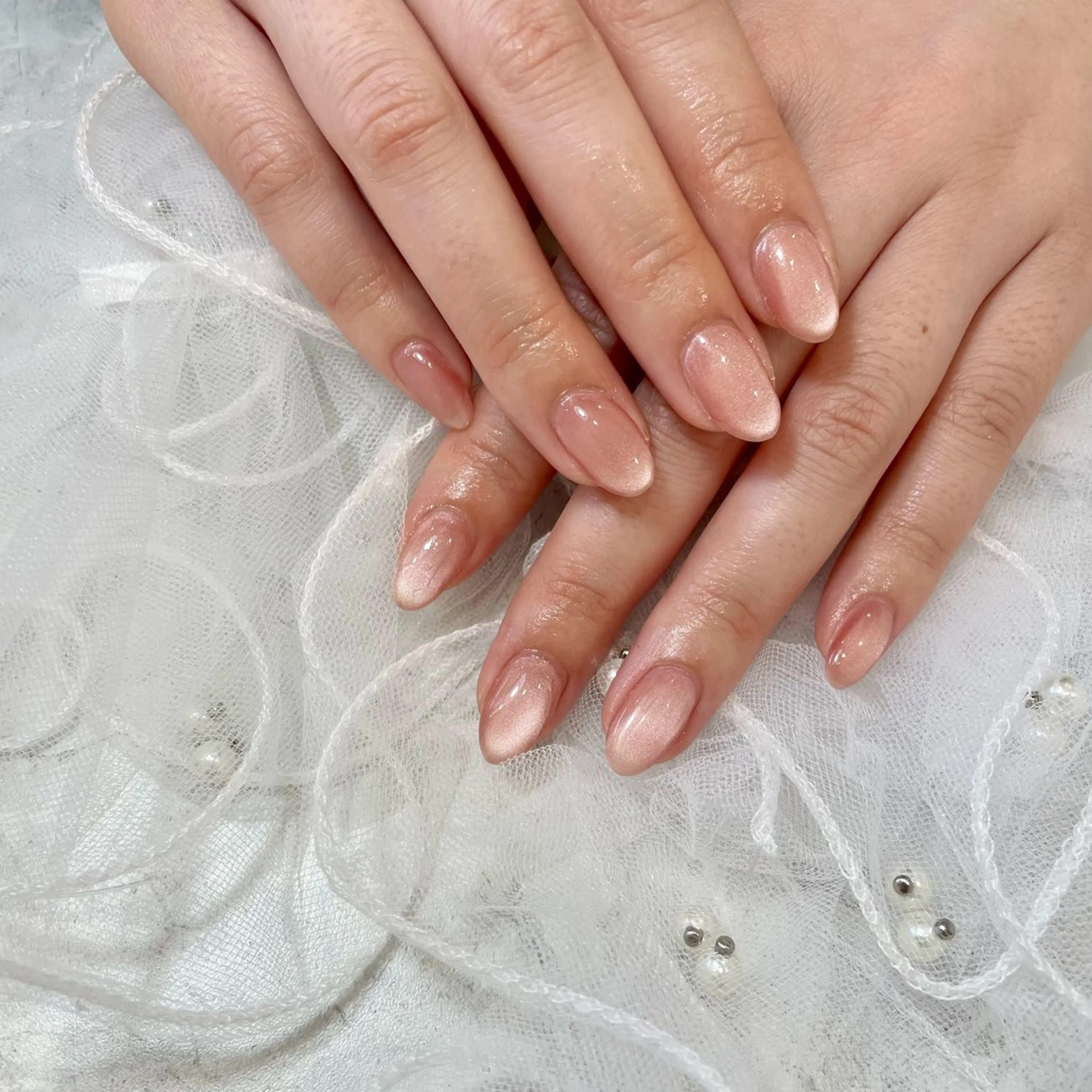 ネイル ジェルネイル 韓国ネイル ハンドネイル WHITE EYE鳳店所属・WHITE NAIL 鳳店NARUMIのネイルデザイン