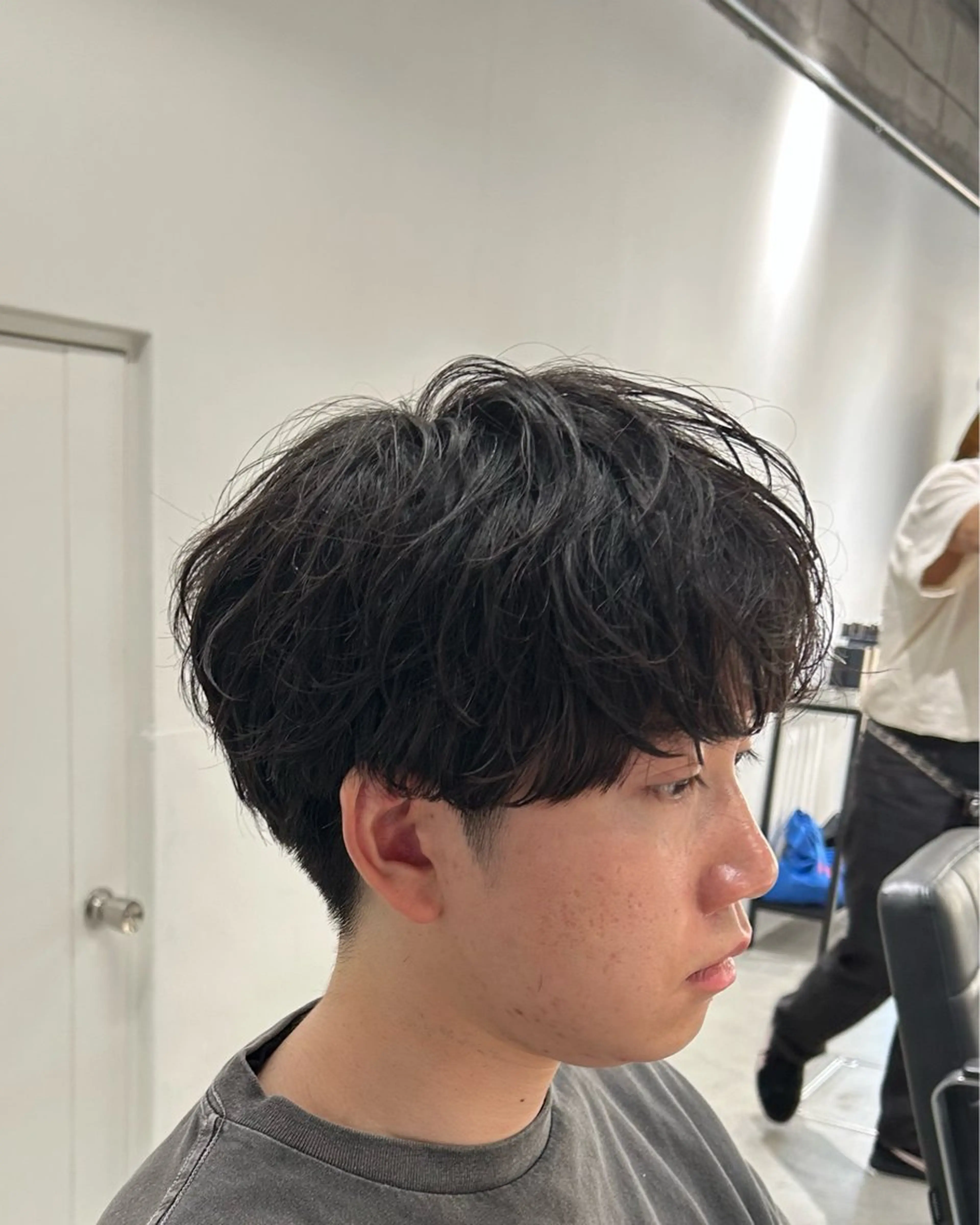 ショート パーマ メンズ fifth/メンズ パーマ/川﨑泰就のヘアスタイル