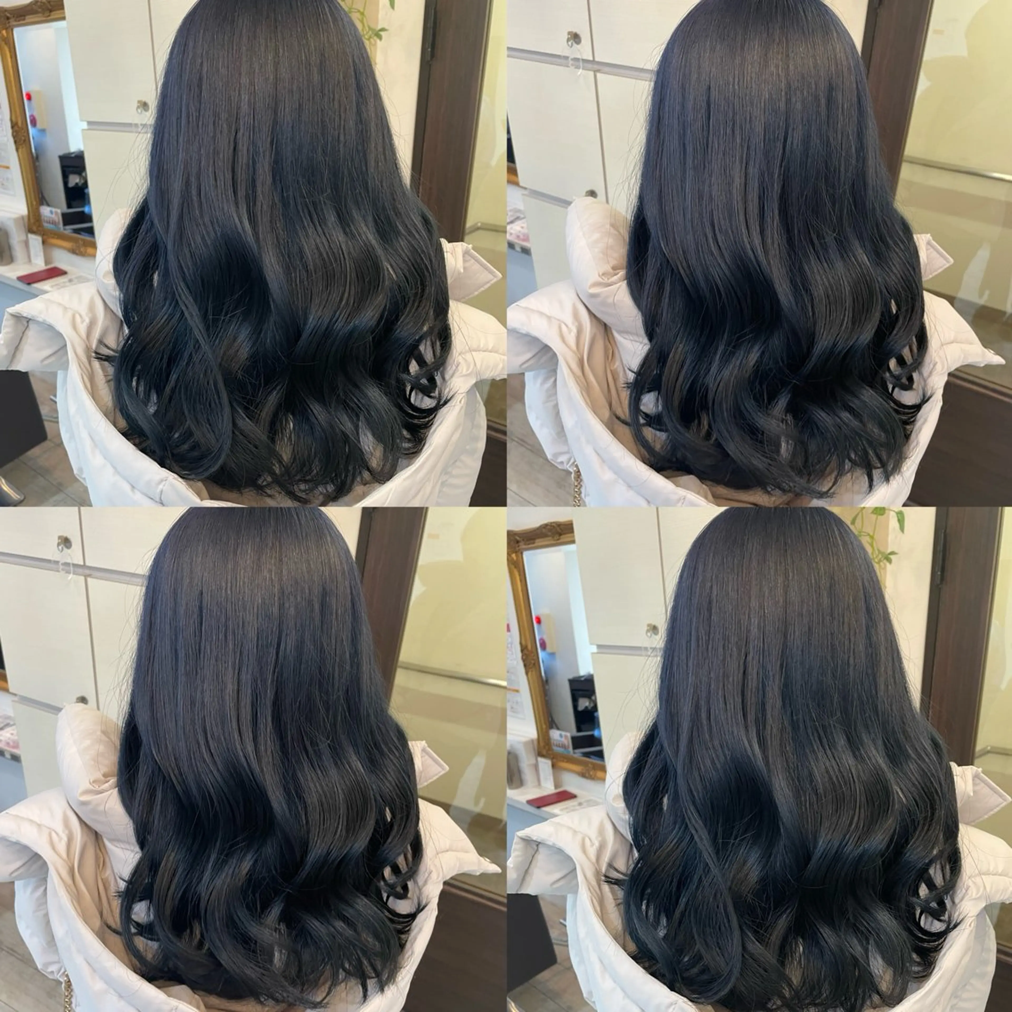 セミロング カット ヘアカラー トリートメント 髪質改善×透明感× 艶髪🥀HIYORIのヘアスタイル