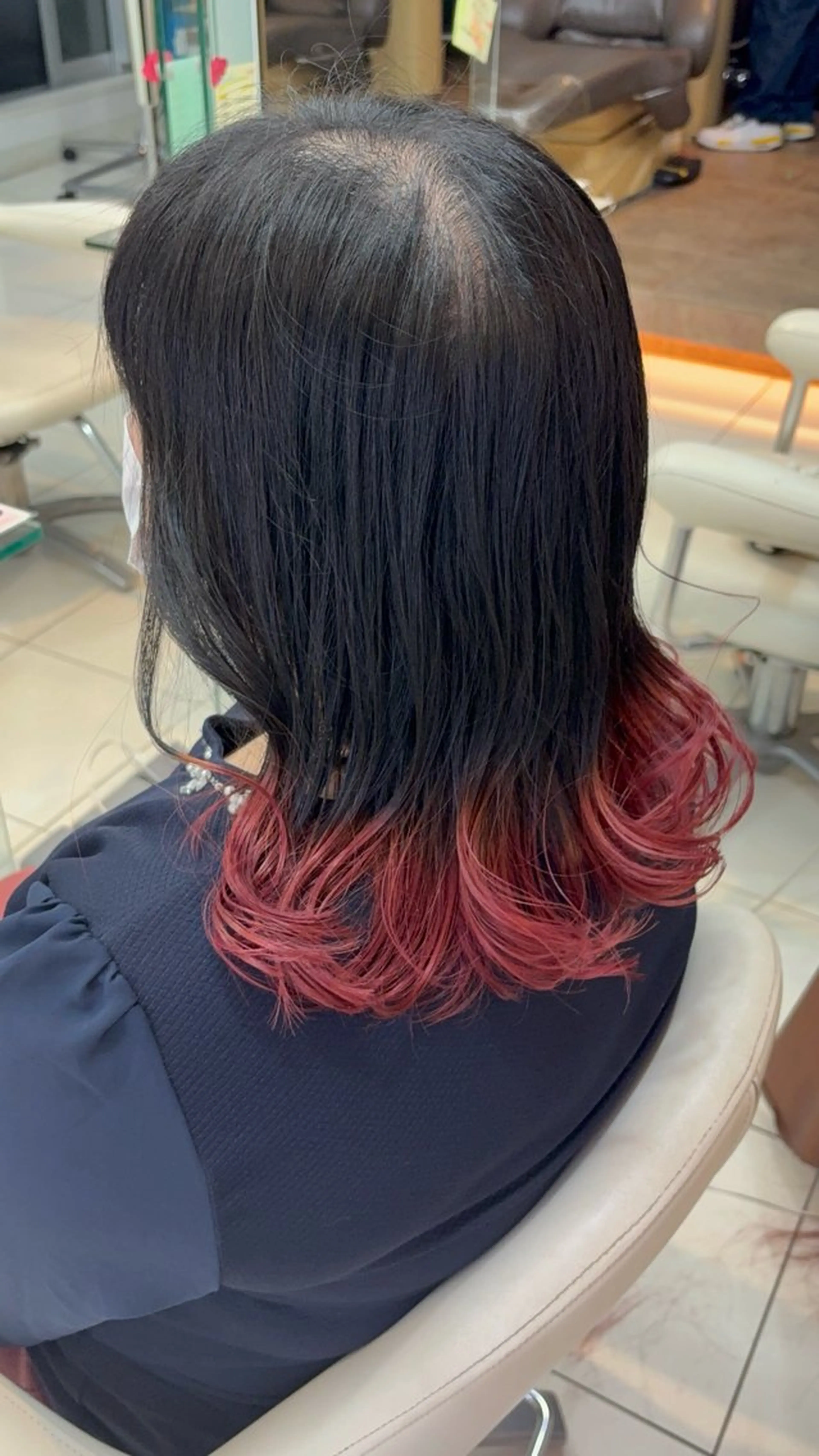カラー ブリーチ ピンクカラー 横須賀中央人気カラー /くるみ🎀‎🤍のヘアスタイル