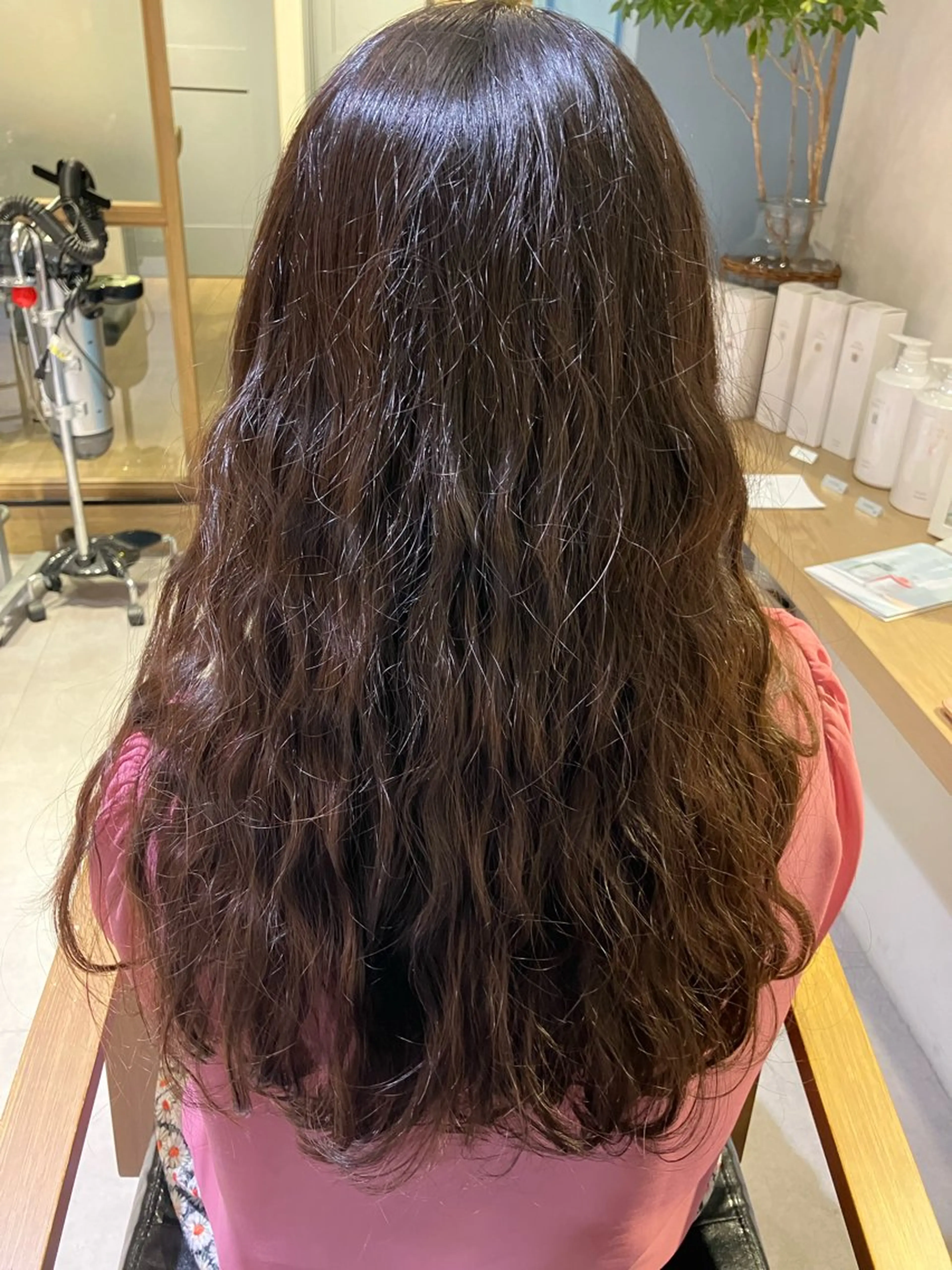 ロング ロング 阿部 貴子のヘアスタイル