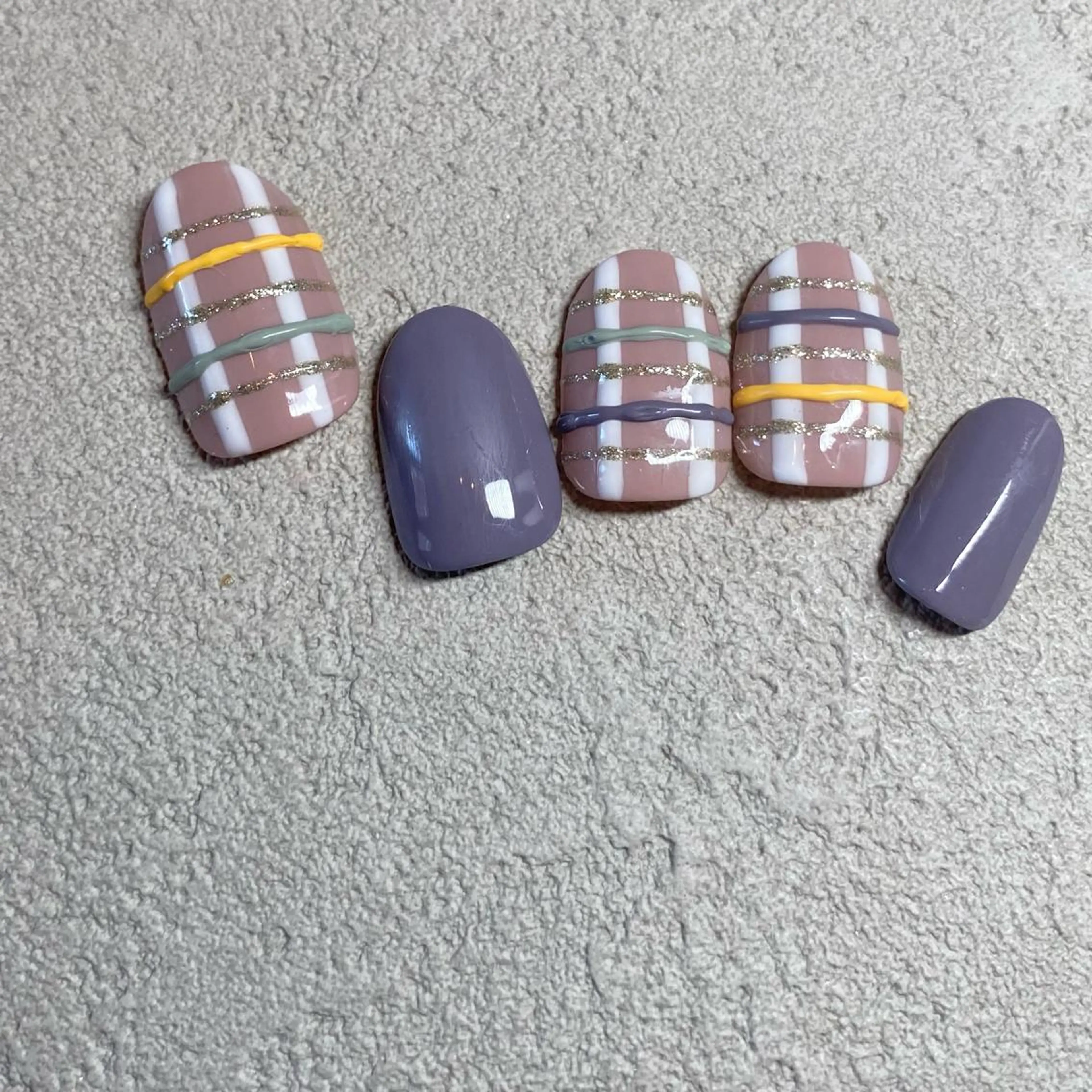 ネイル アートネイル フットネイル ニュアンスネイル 春ネイル 山田 貴子のネイルデザイン