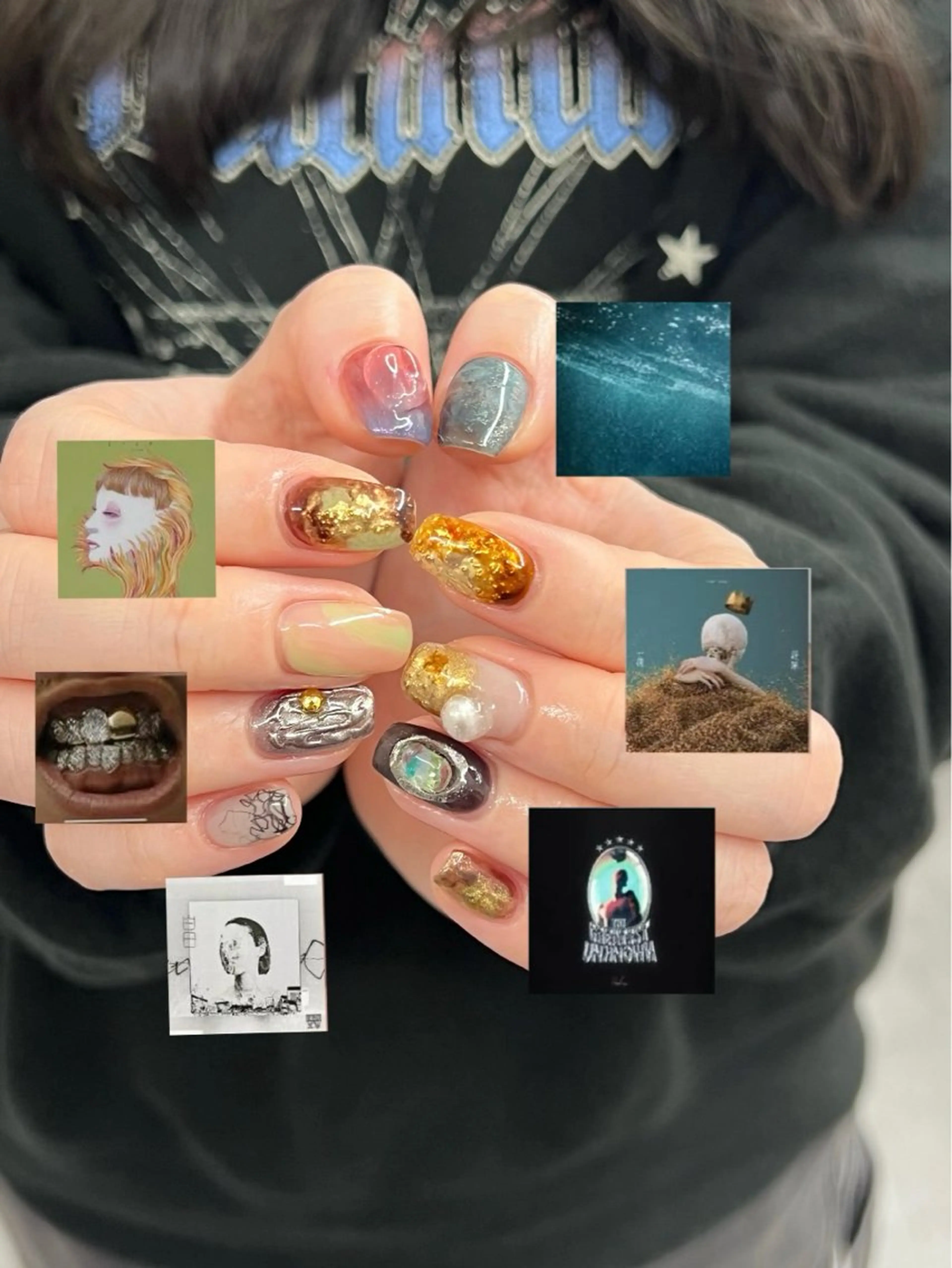 ネイル ジェルネイル マグネットネイル ニュアンスネイル パラジェル シンプルネイル ハンドネイル ハンドケア Bana_ Nailのネイルデザイン