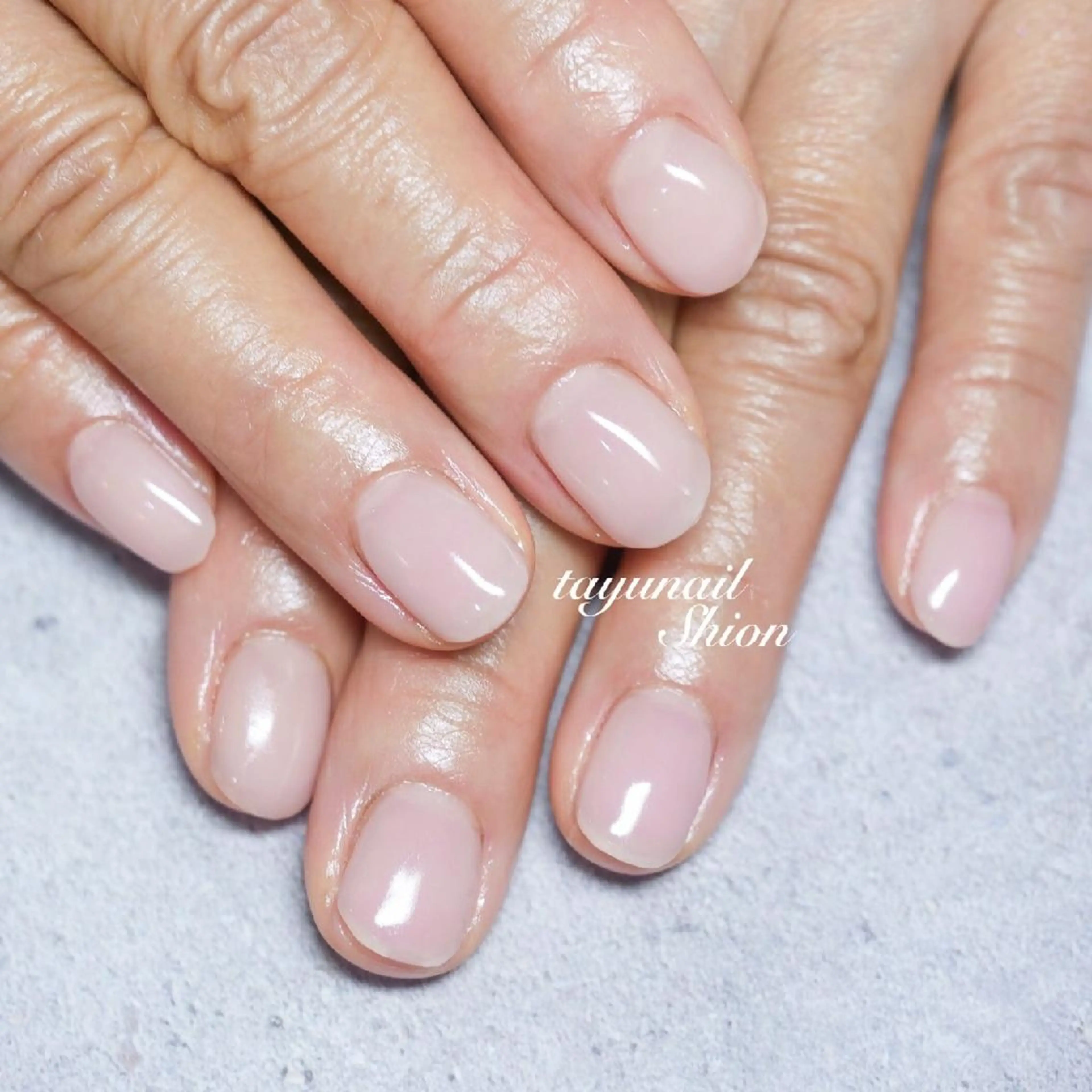 ネイル ブルー ジェルネイル パラジェル 夏ネイル ネイルサロン 【たゆnail】のネイルデザイン