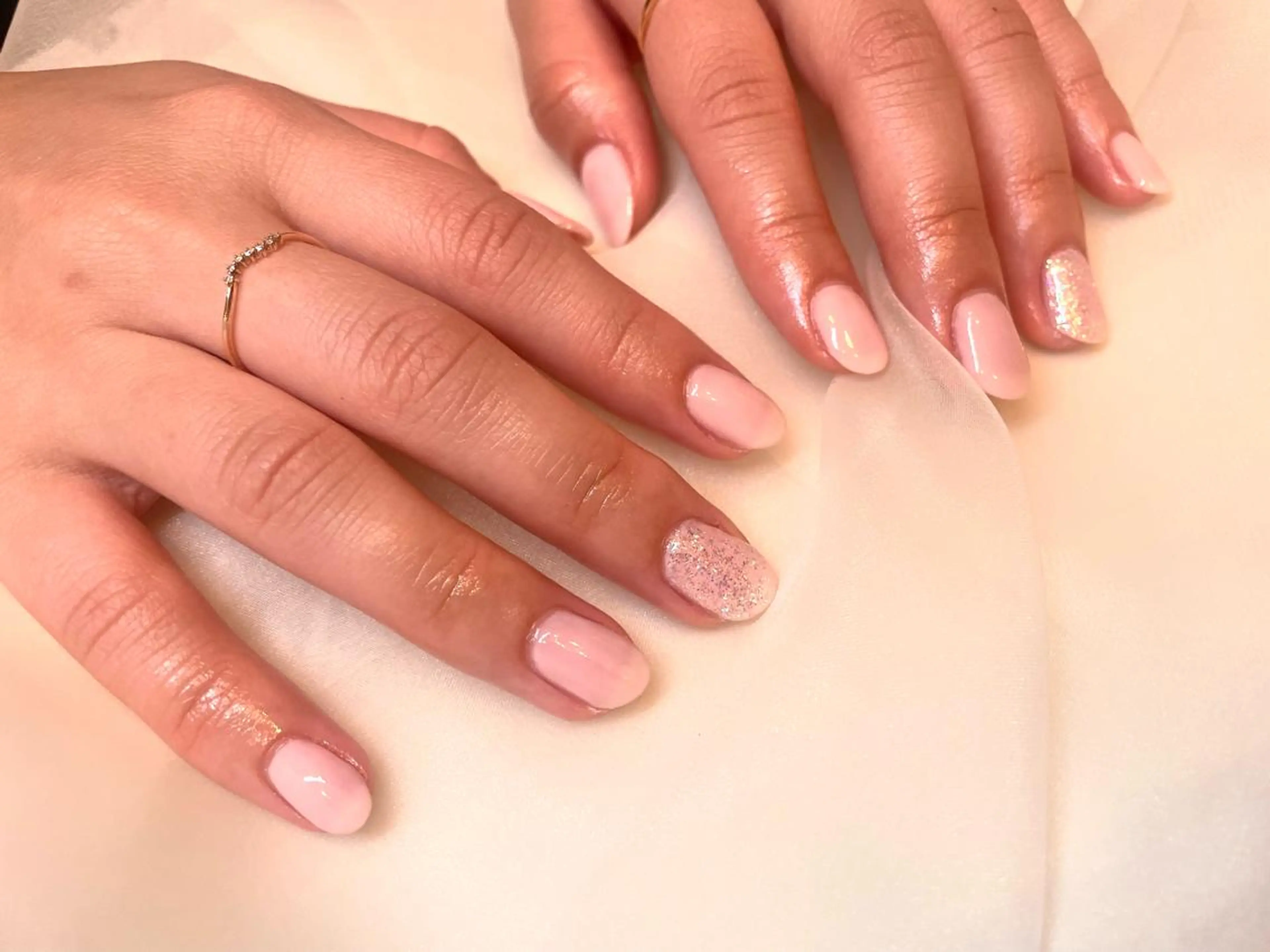 ネイル ピンク salon te.のネイルデザイン