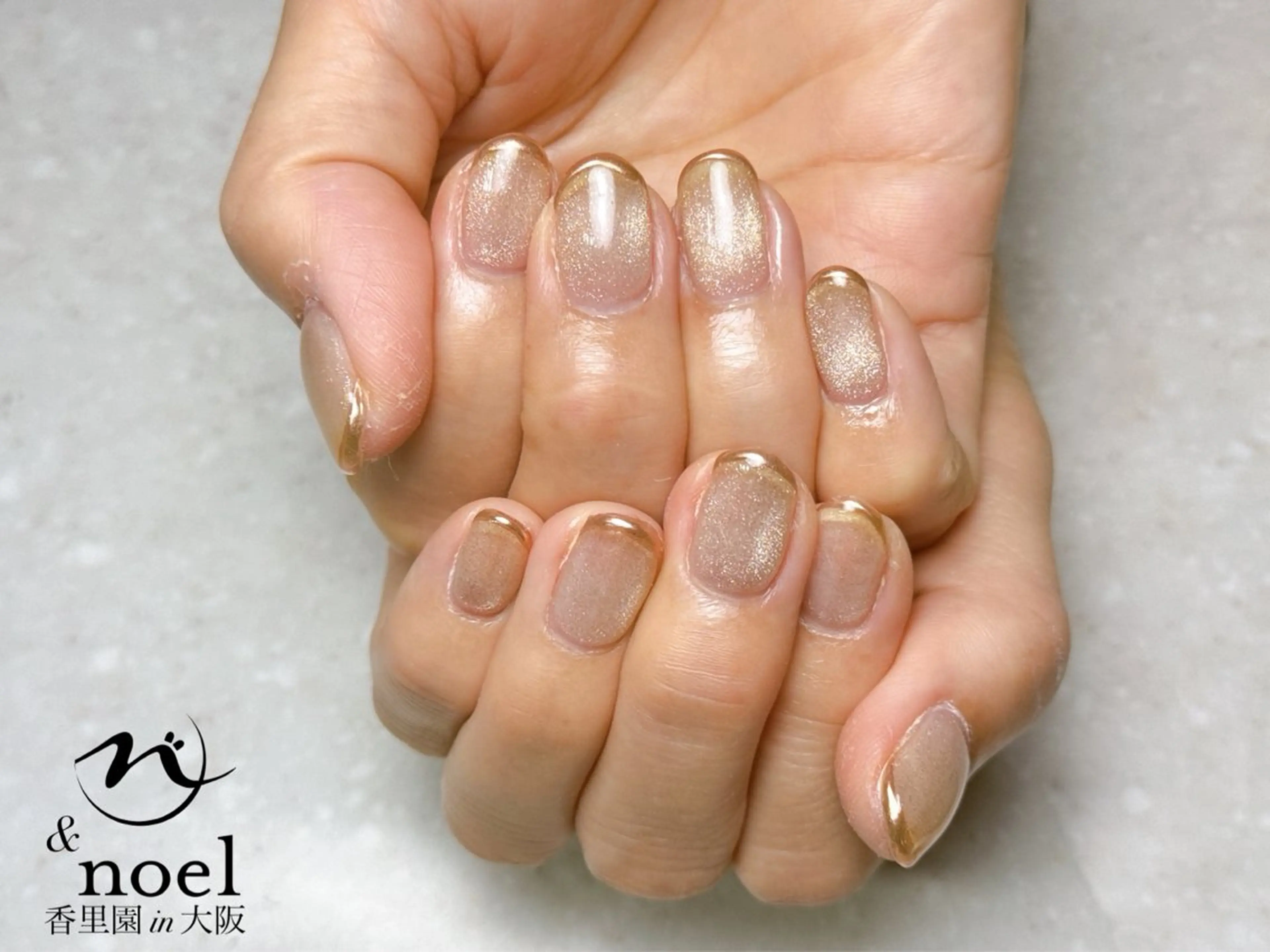 ネイル フレンチネイル マグネットネイル ミラーネイル ハンドネイル Nailsalon ＆Noelのネイルデザイン