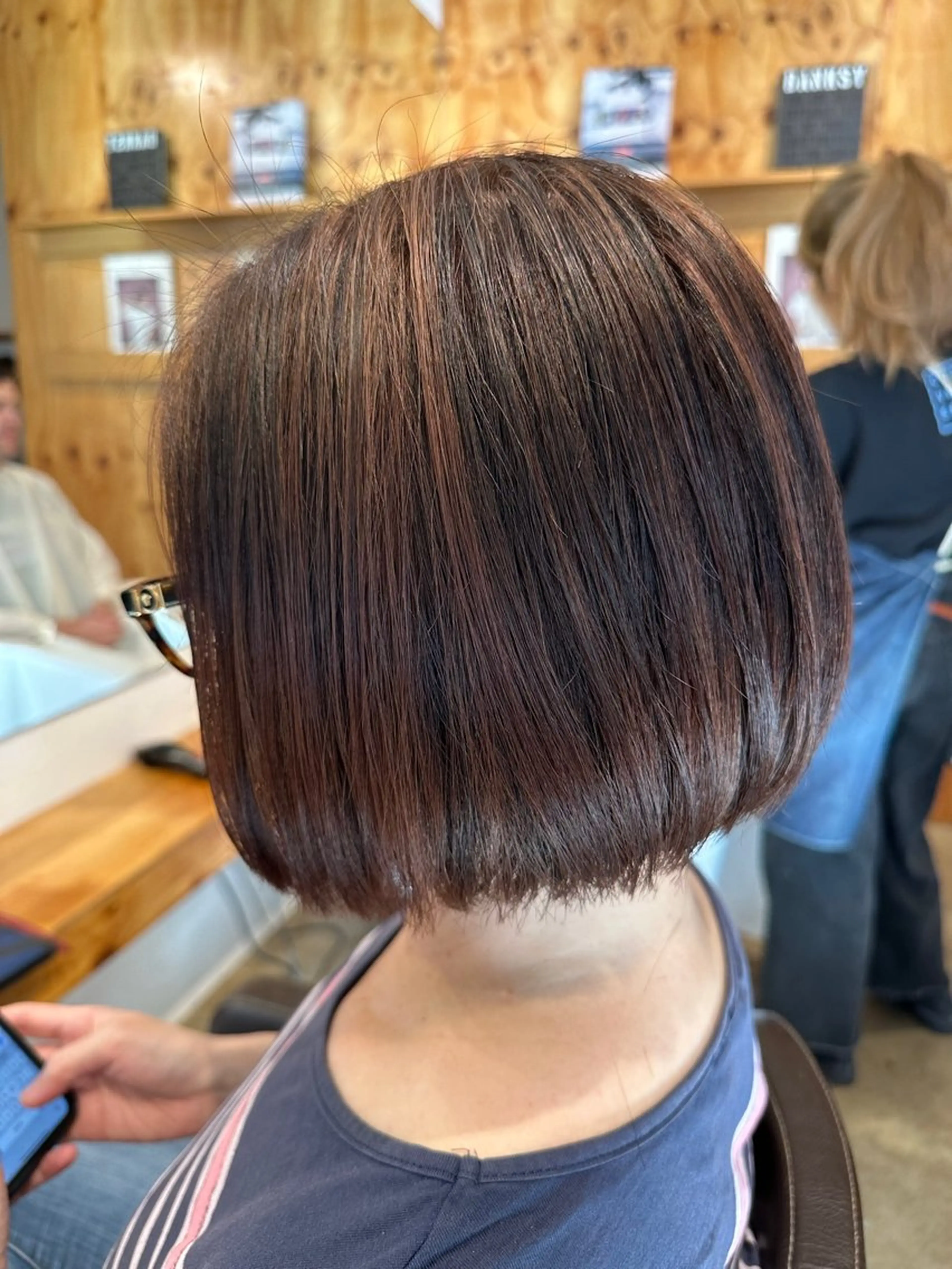 ショート カラー レイヤー/ナチュラル 💐nao.のヘアスタイル