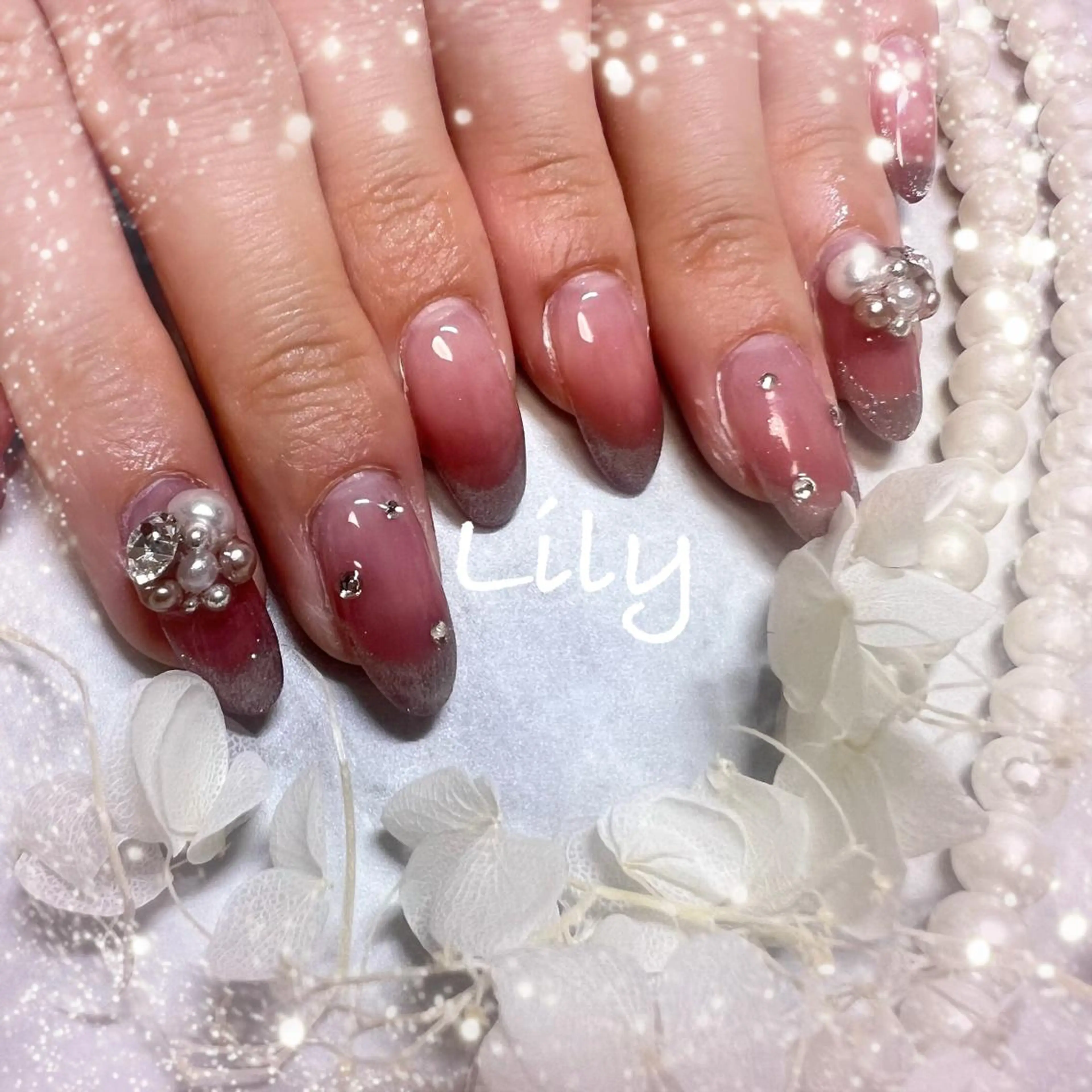 ネイル ハンドネイル Lily*nail 🌻Mii🌻のネイルデザイン