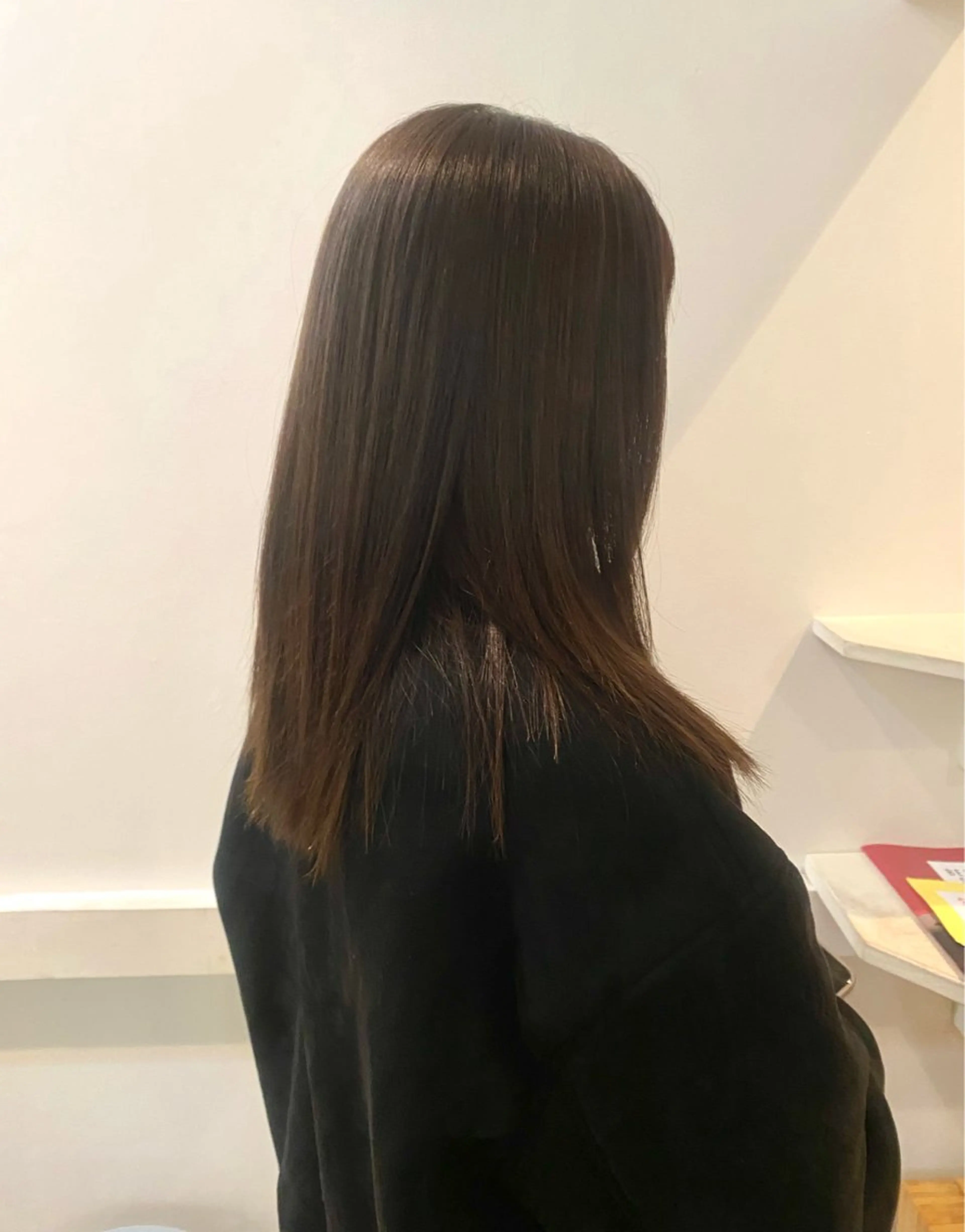 セミロング カラー ベージュカラー ヘアカラー ソノダ リコのヘアスタイル