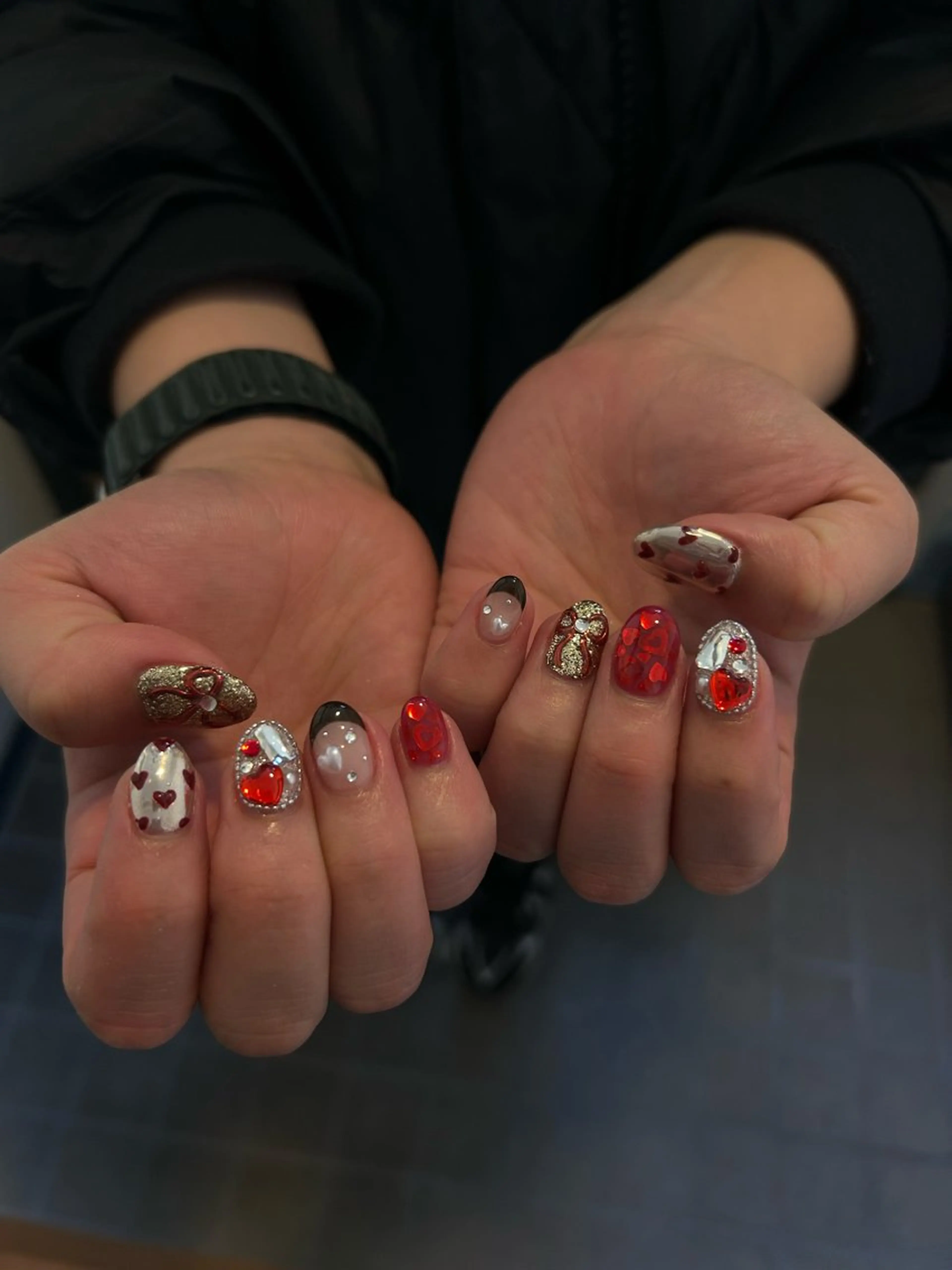 ネイル 持ち込み ハンドネイル Aimer Ciel エメシエル大宮ネイルのネイルデザイン