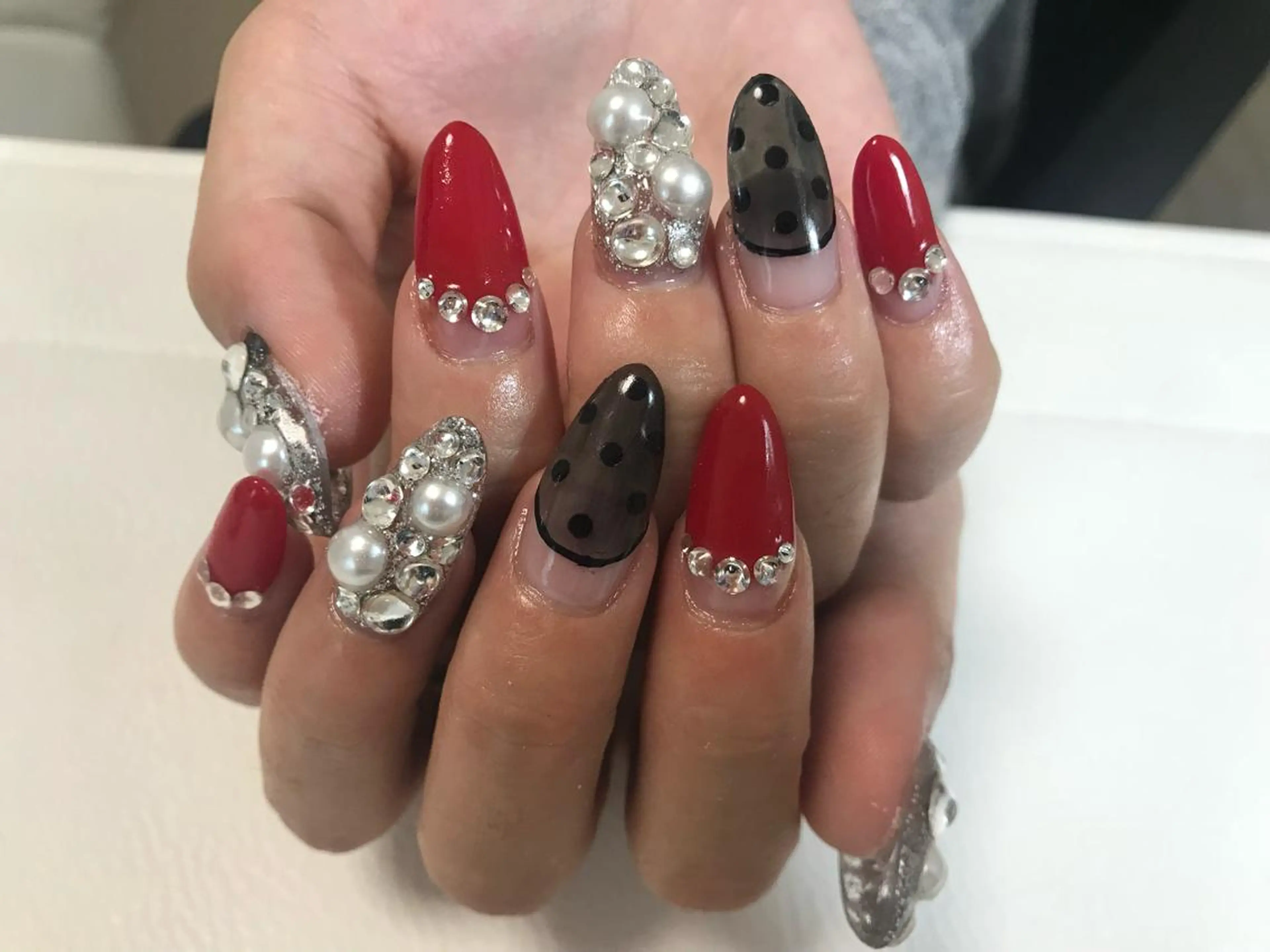 ロング nailアクイール morishitaのネイルデザイン