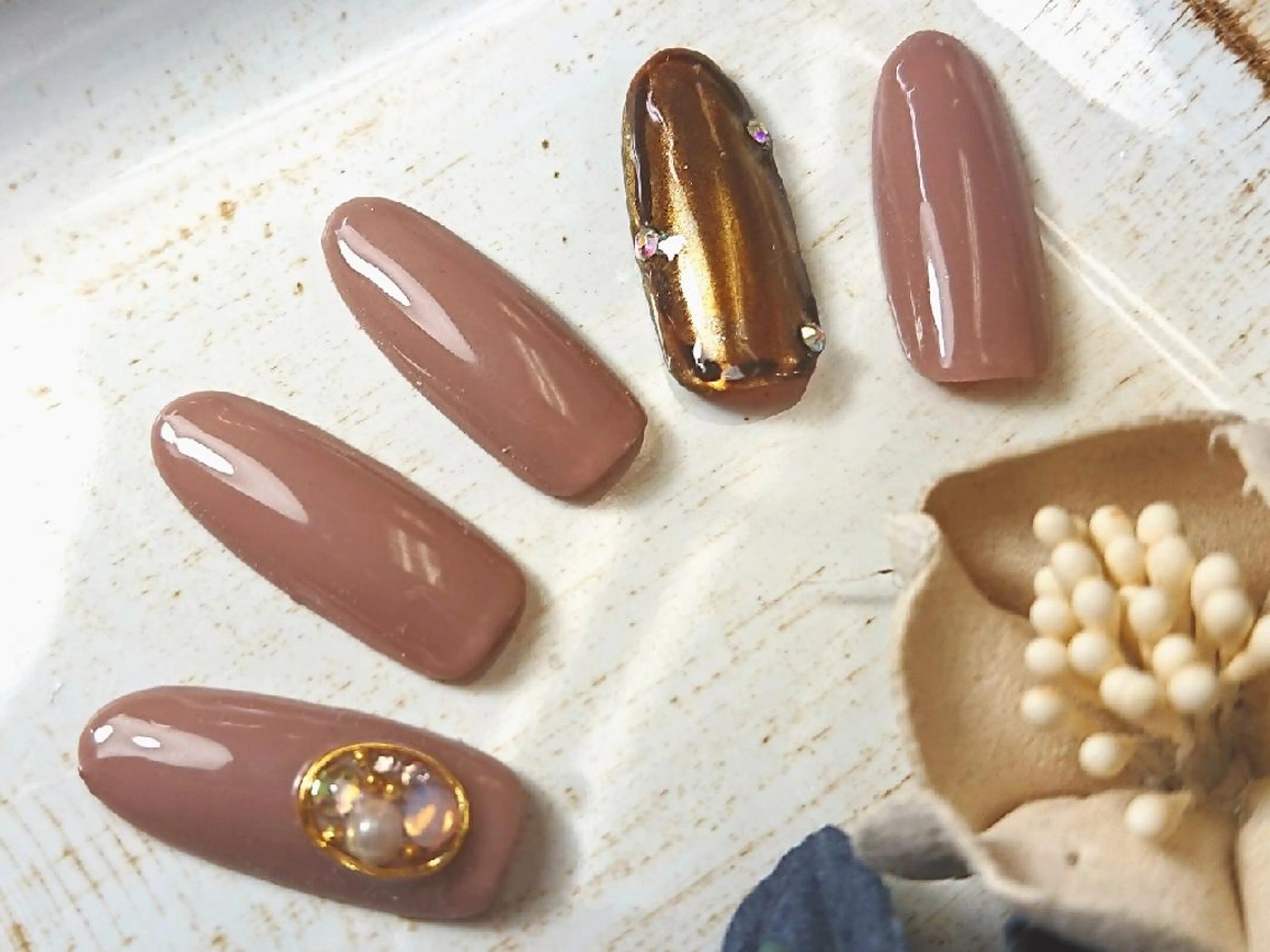 ネイル ワンカラーネイル 林 珠里のネイルデザイン