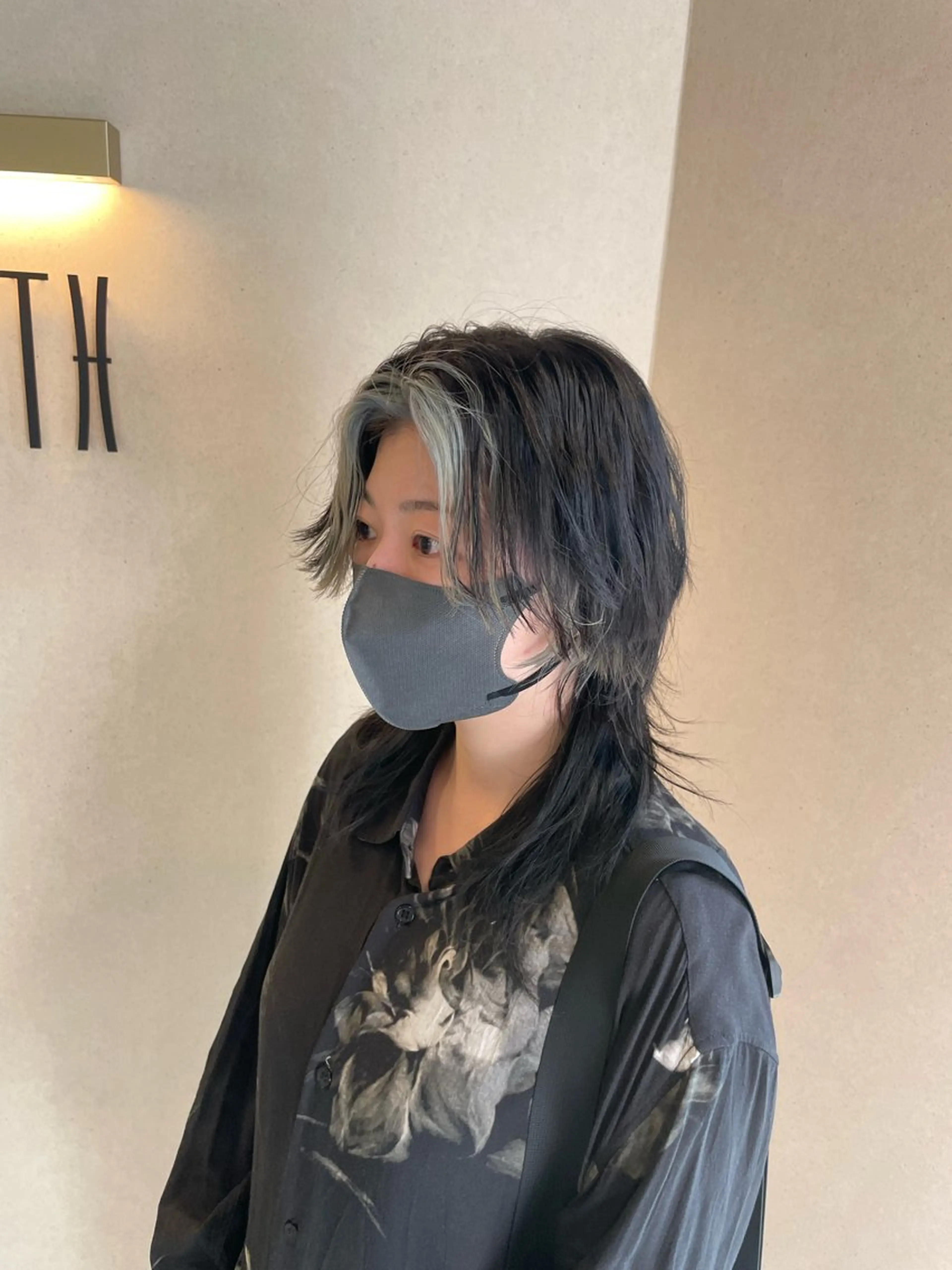 ロング カラー ミストバング フェイスフレーミング カット ヘアカラー トリートメント EARTH菊名店👾 ひらのすぐるのヘアスタイル