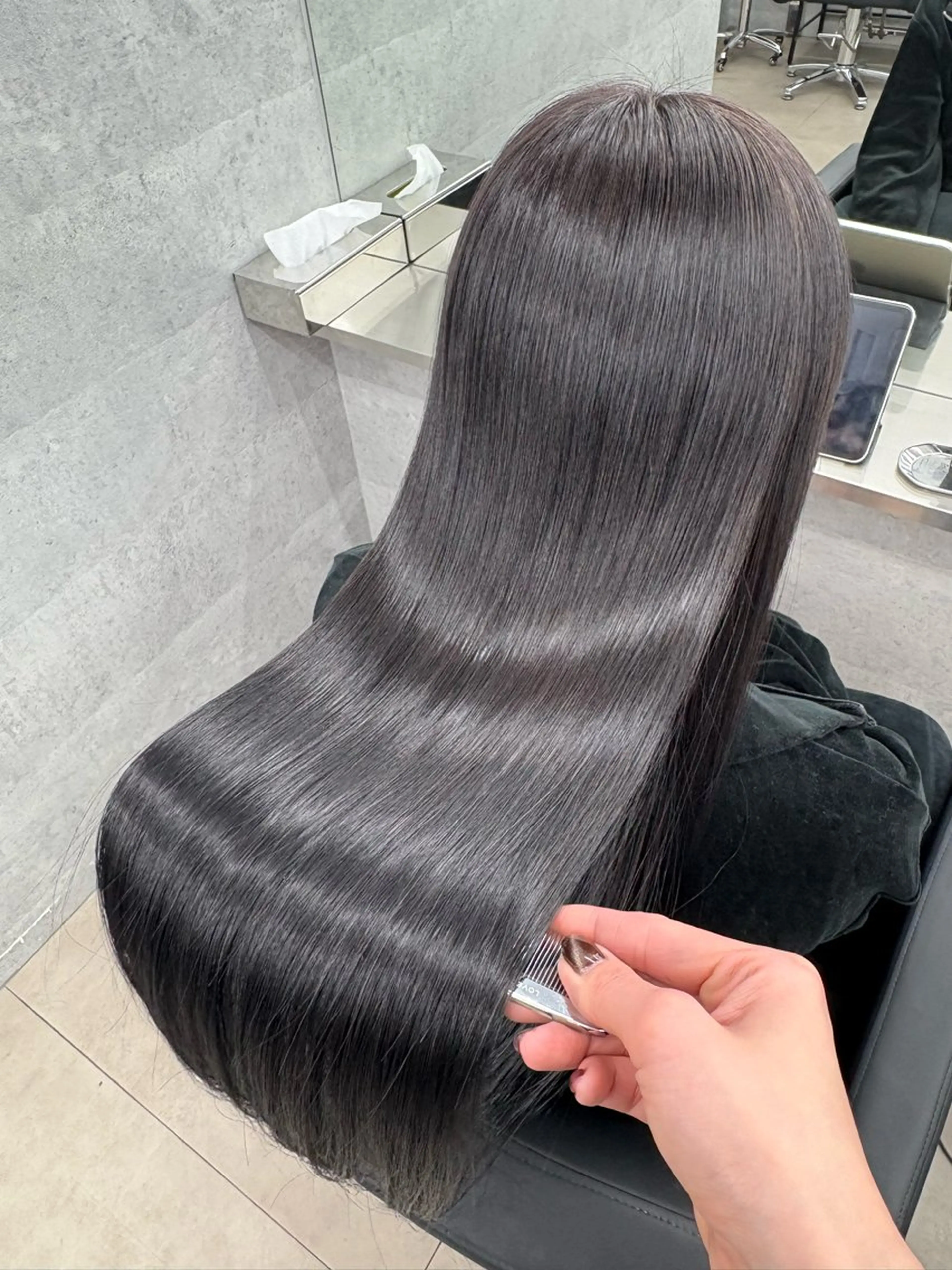 ロング カラー 髪質改善/ﾚｲﾔｰ ｶｯﾄ/店長/原島のヘアスタイル