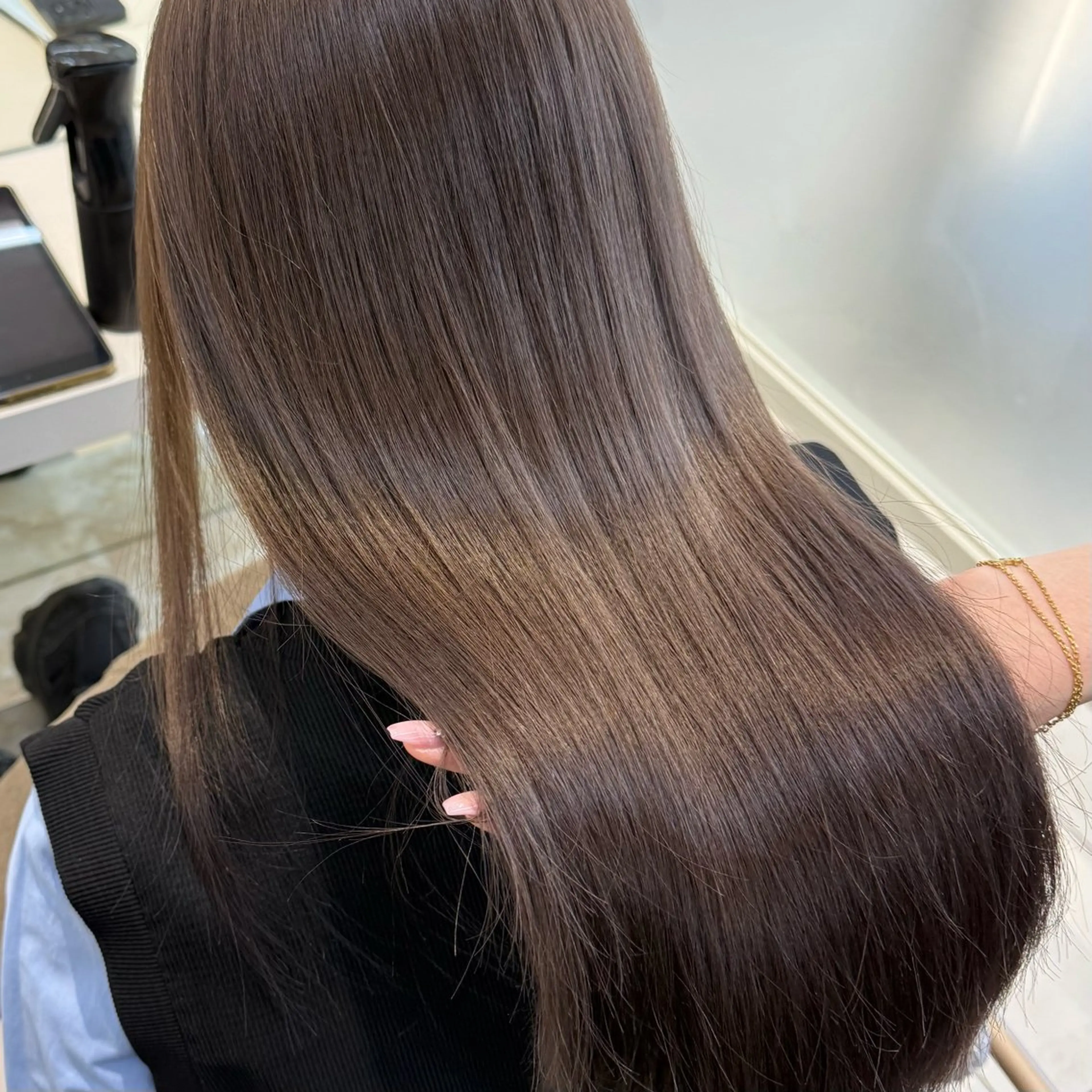 セミロング カラー ヘアカラー 似合わせレイヤー/ 透明感カラーのヘアスタイル