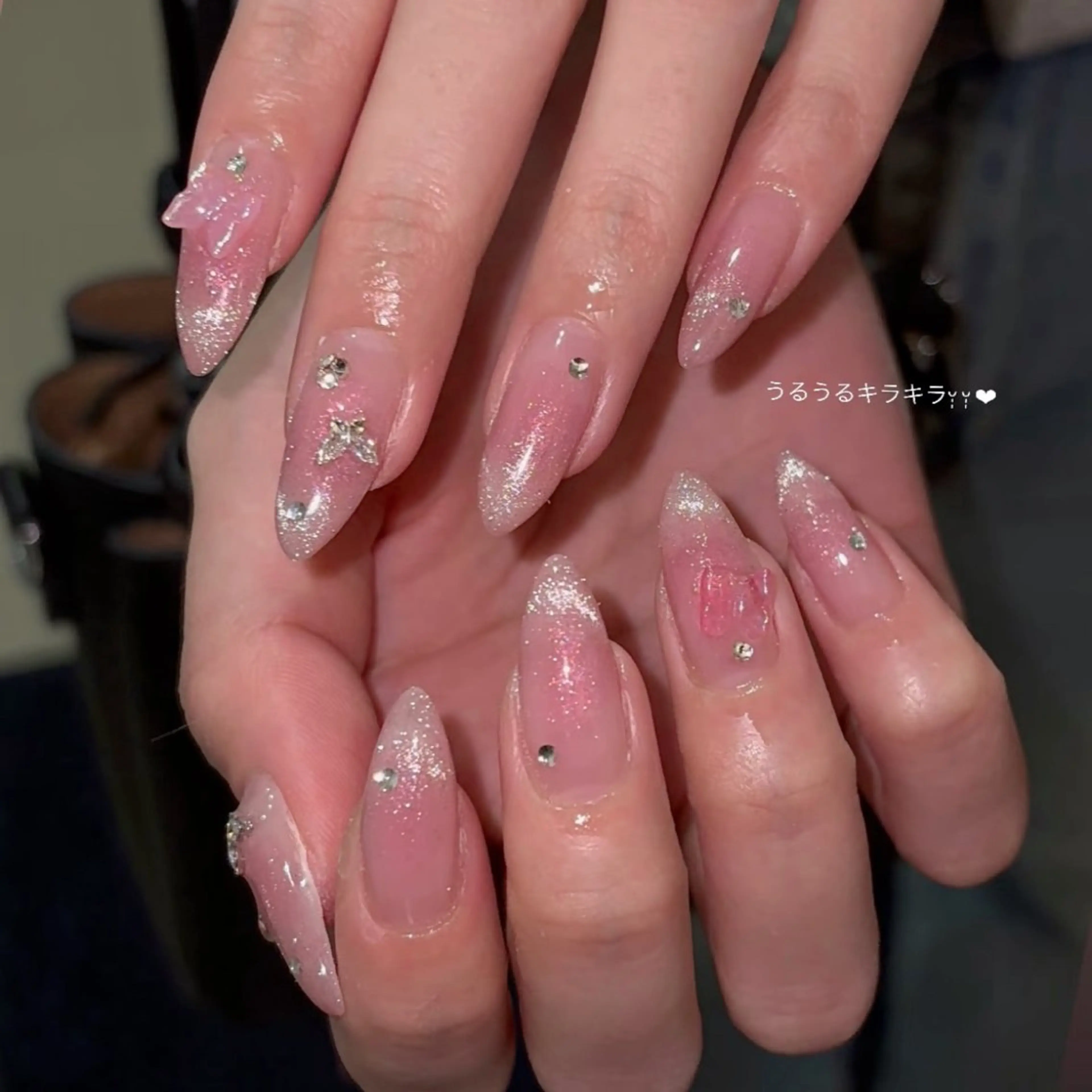 ネイル ハンドネイル 🎀nana🫧 ワンホンネイル🎀のネイルデザイン