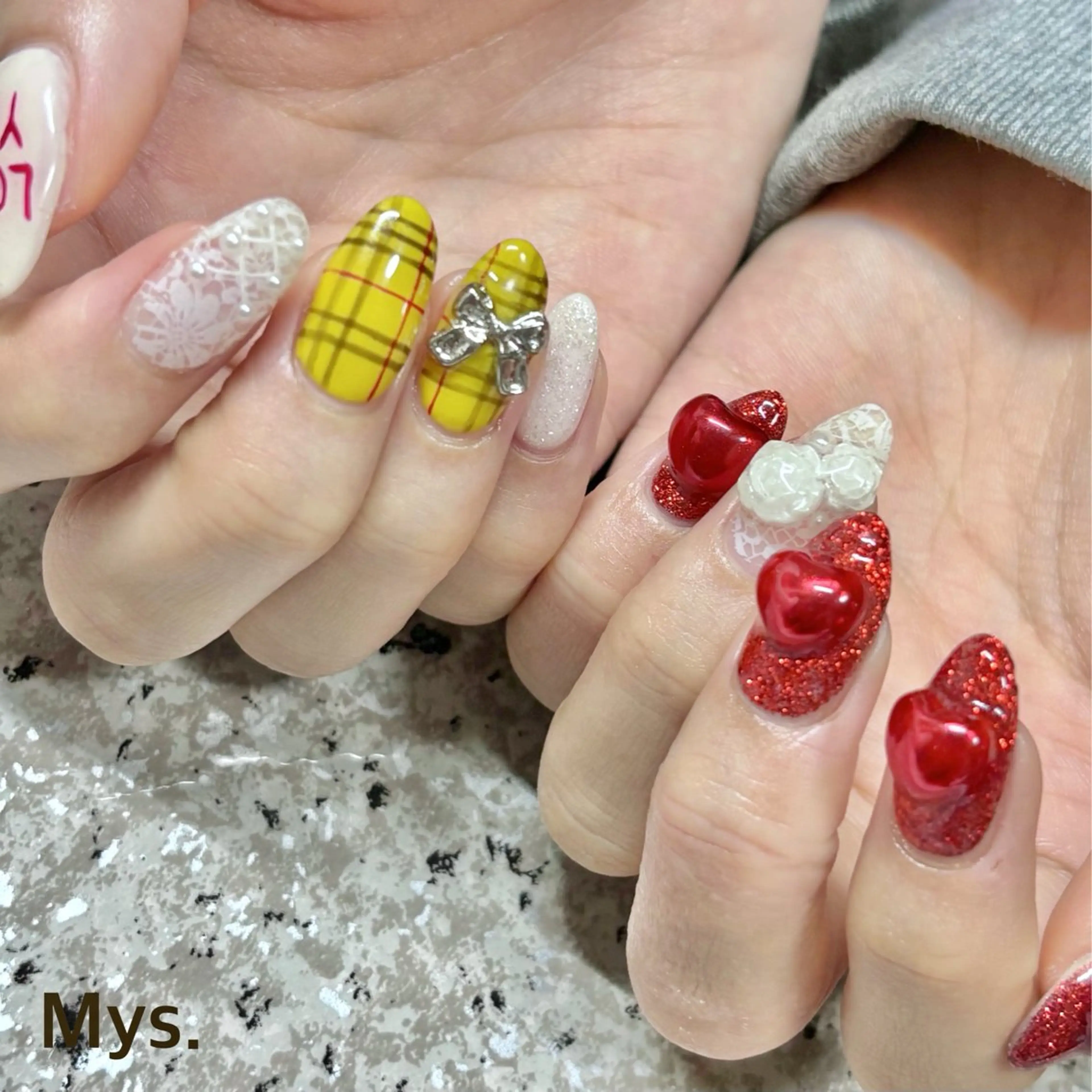 ネイル ハンドネイル Mys. 三上紗紀のネイルデザイン