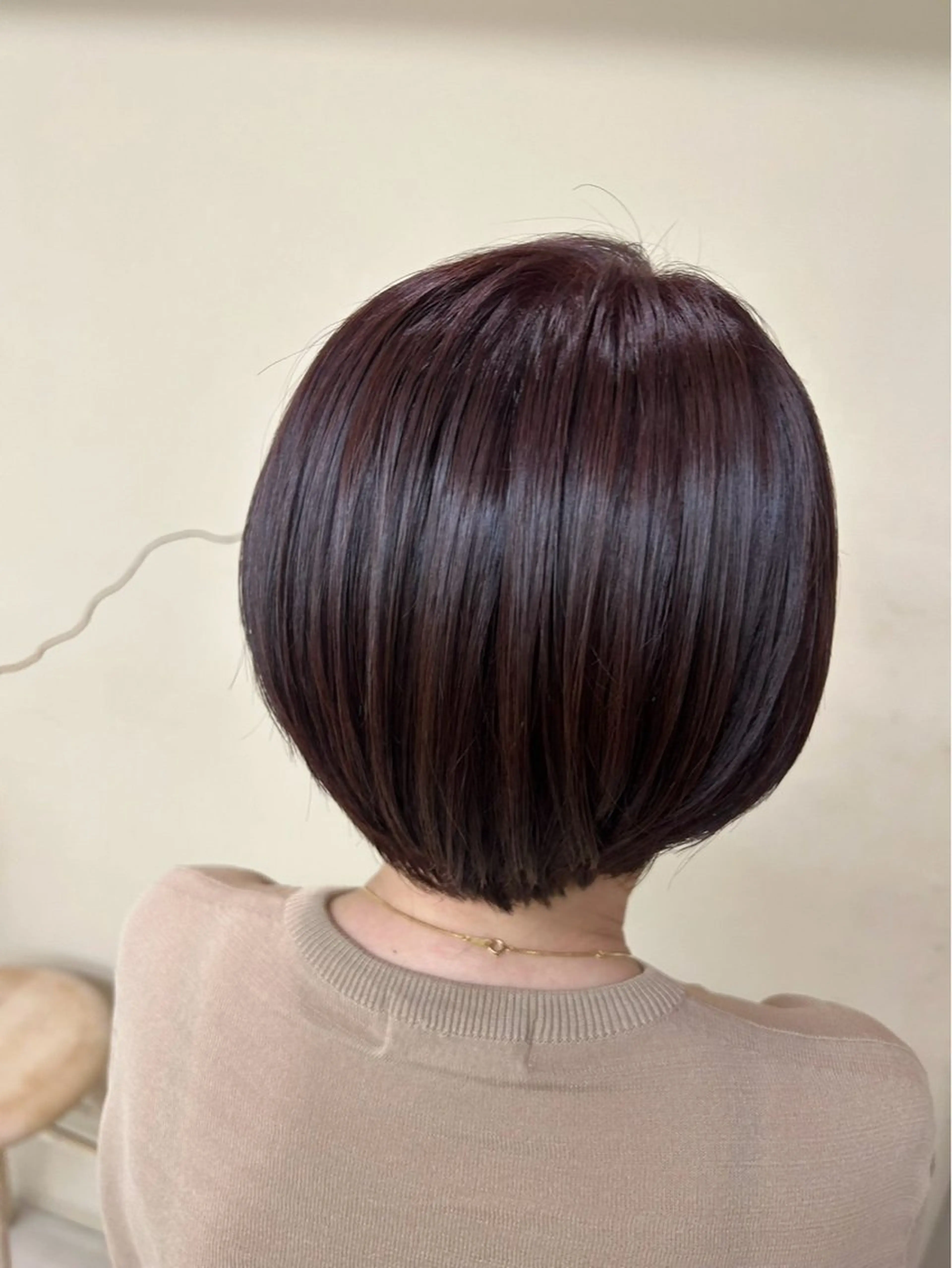ショート ヘアカラー 原 綾菜のヘアスタイル
