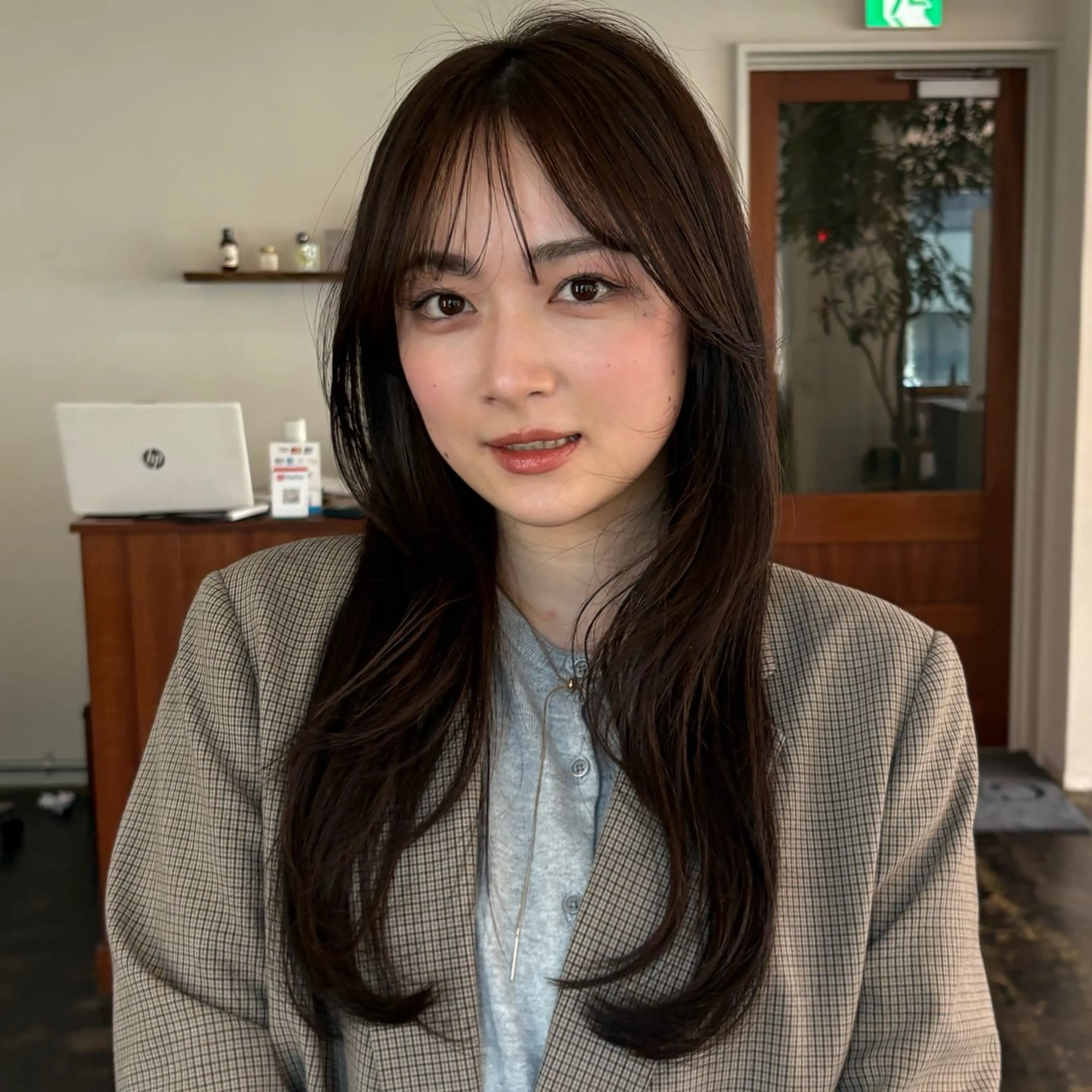 セミロング カット ヘアカラー トリートメント レイヤー/顔周り/ 透明感/ののか💞のヘアスタイル