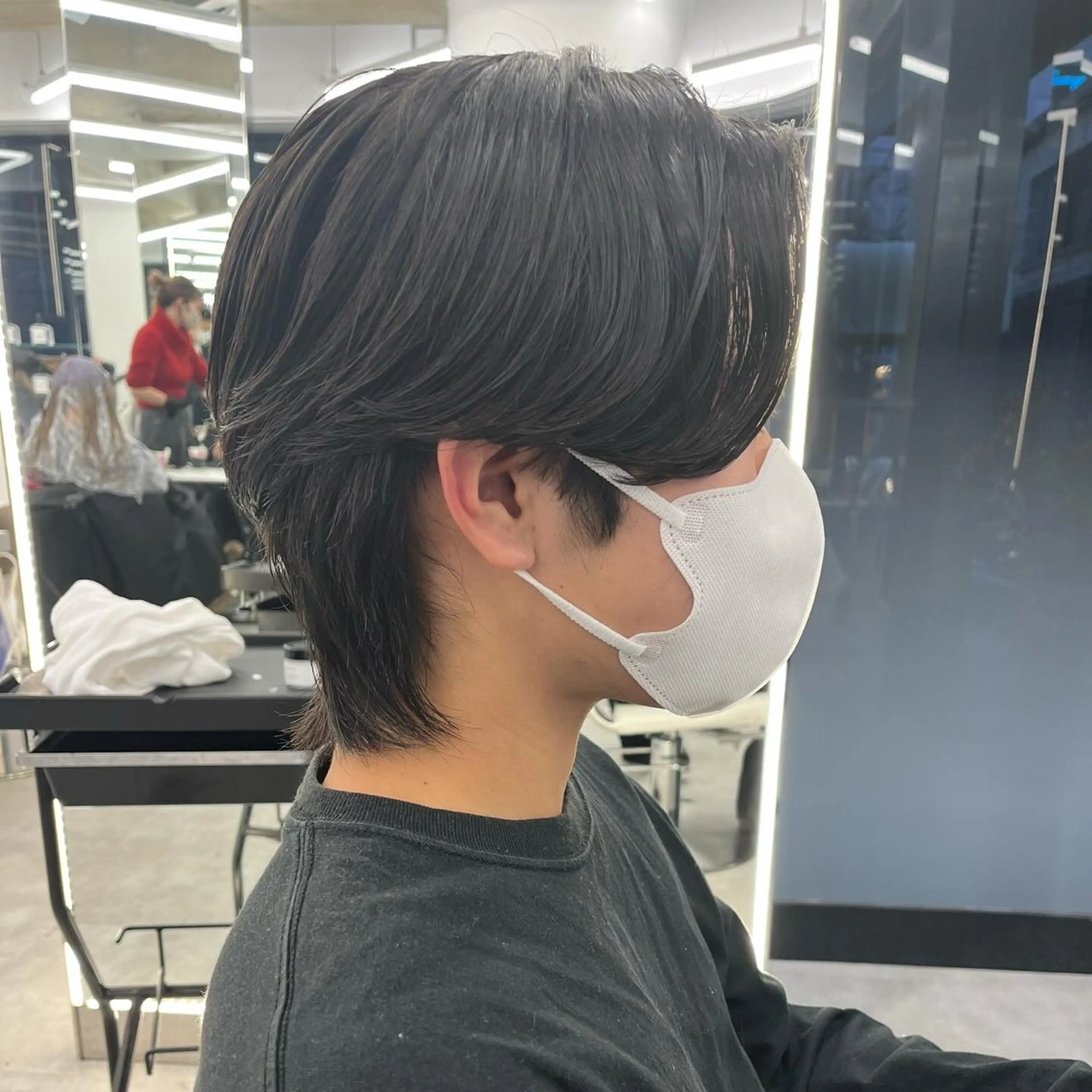 パーマ メンズ センターパート メンズパーマ カット パーマ トリートメント 森龍馬 メンズ専門美容師のヘアスタイル