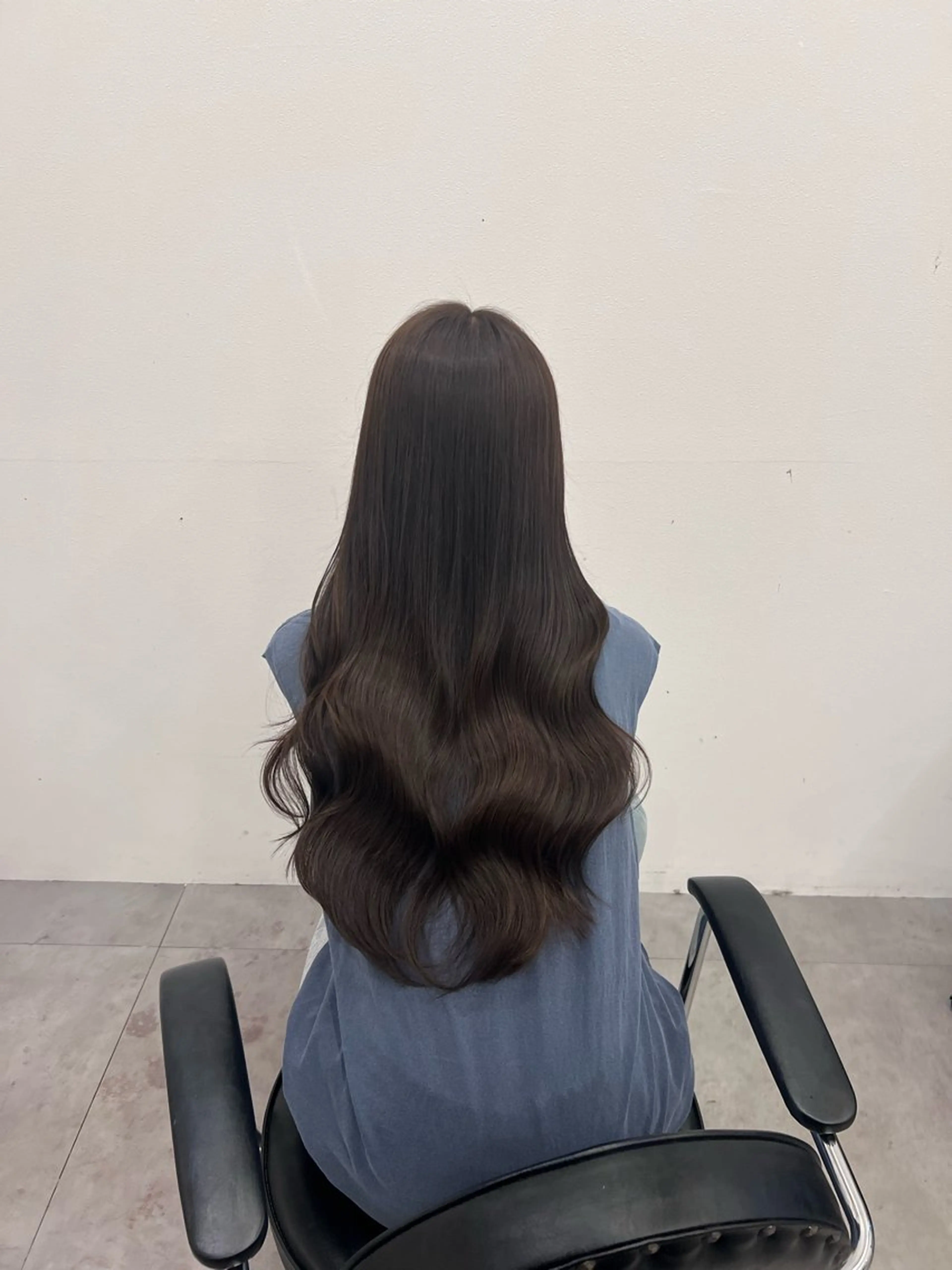 ロング カット ヘアカラー トリートメント しゅういち/赤み消し カラー特化のヘアスタイル