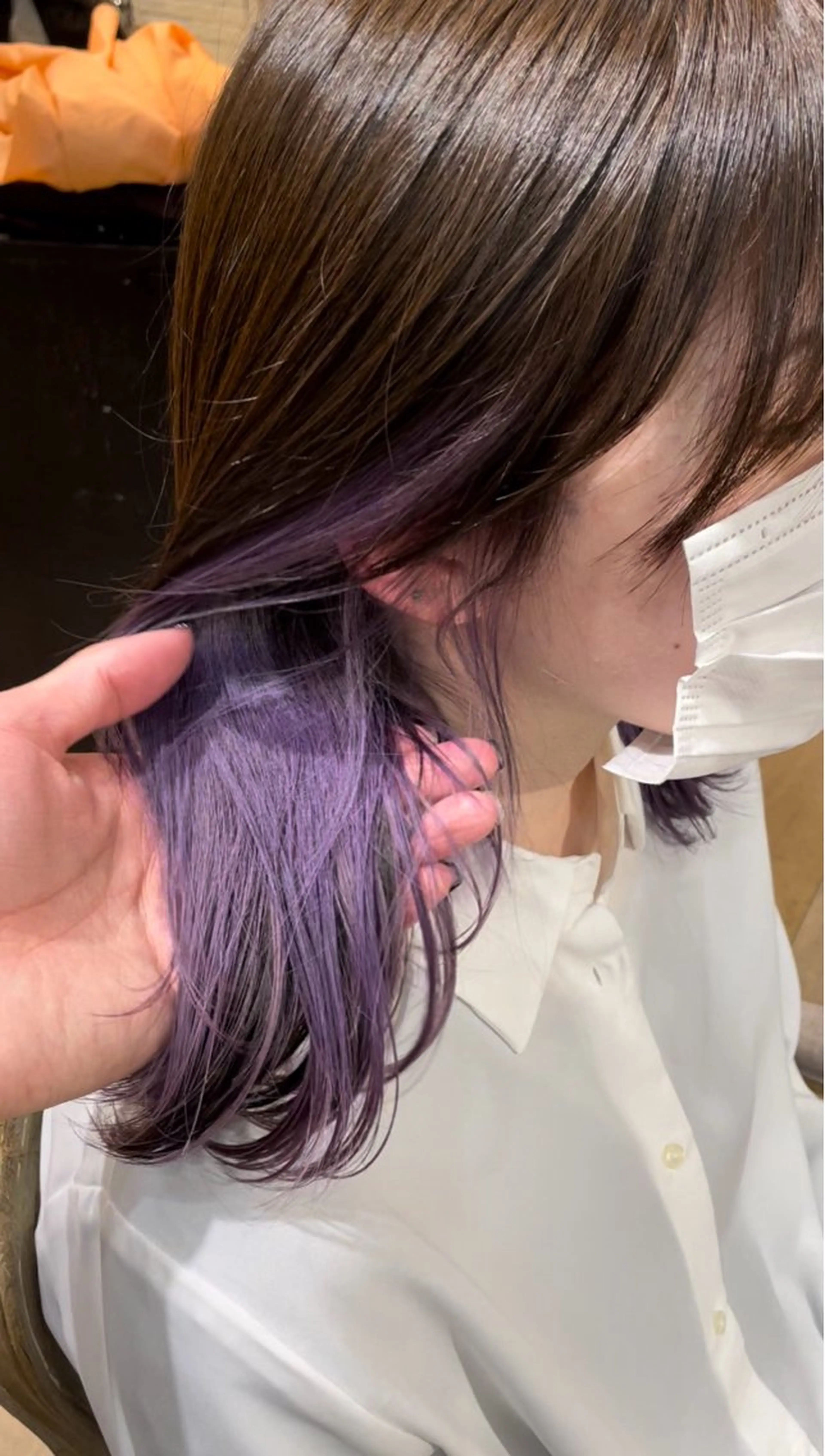 カラー ヘアカラー トリートメント しおり🍬 KOKORO🤍のヘアスタイル