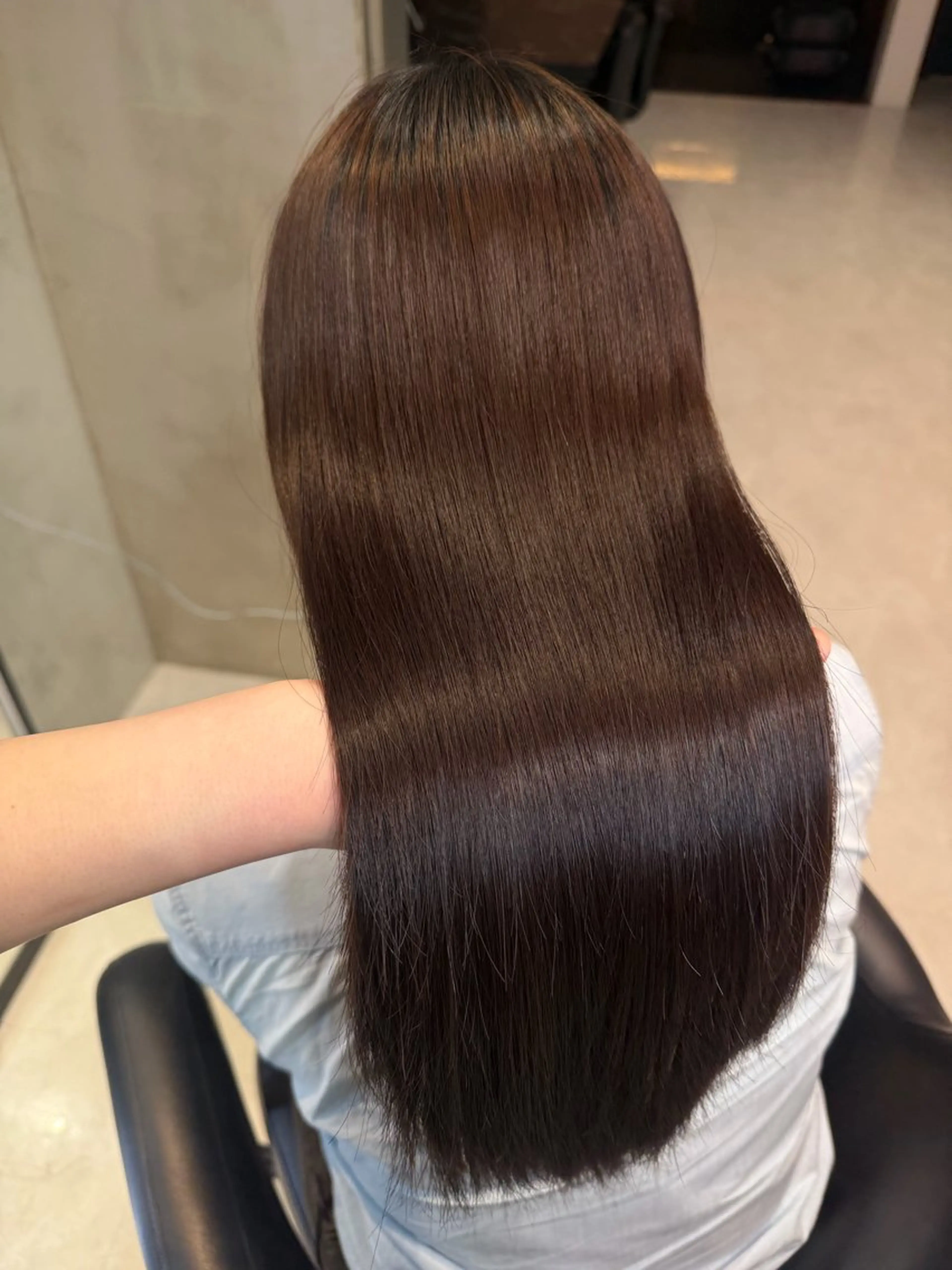 カラー ヘアカラー トリートメント 暖色艶カラー💞 karenのヘアスタイル