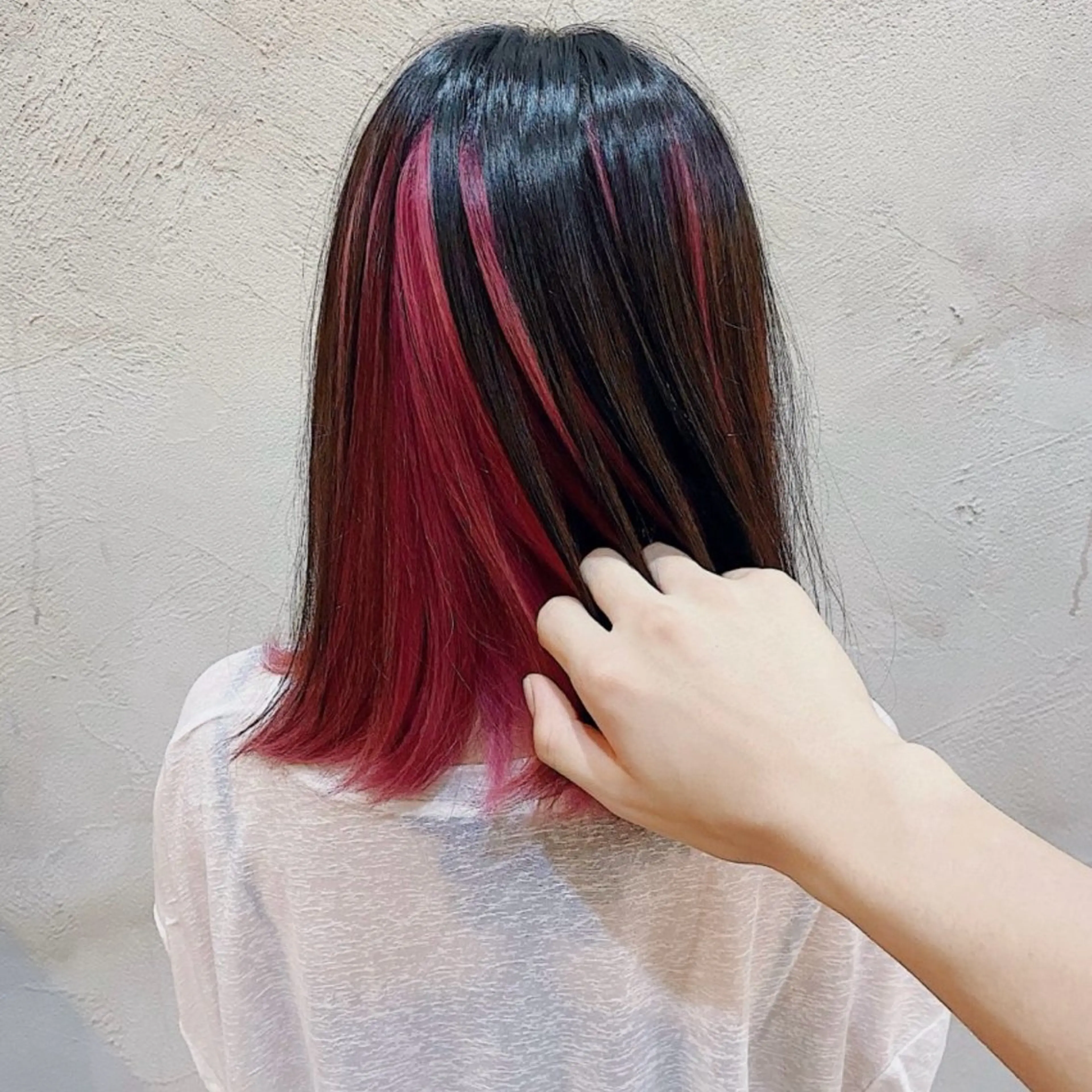 ロング カラー 矢澤涼夏 🎀ツヤ髪のヘアスタイル