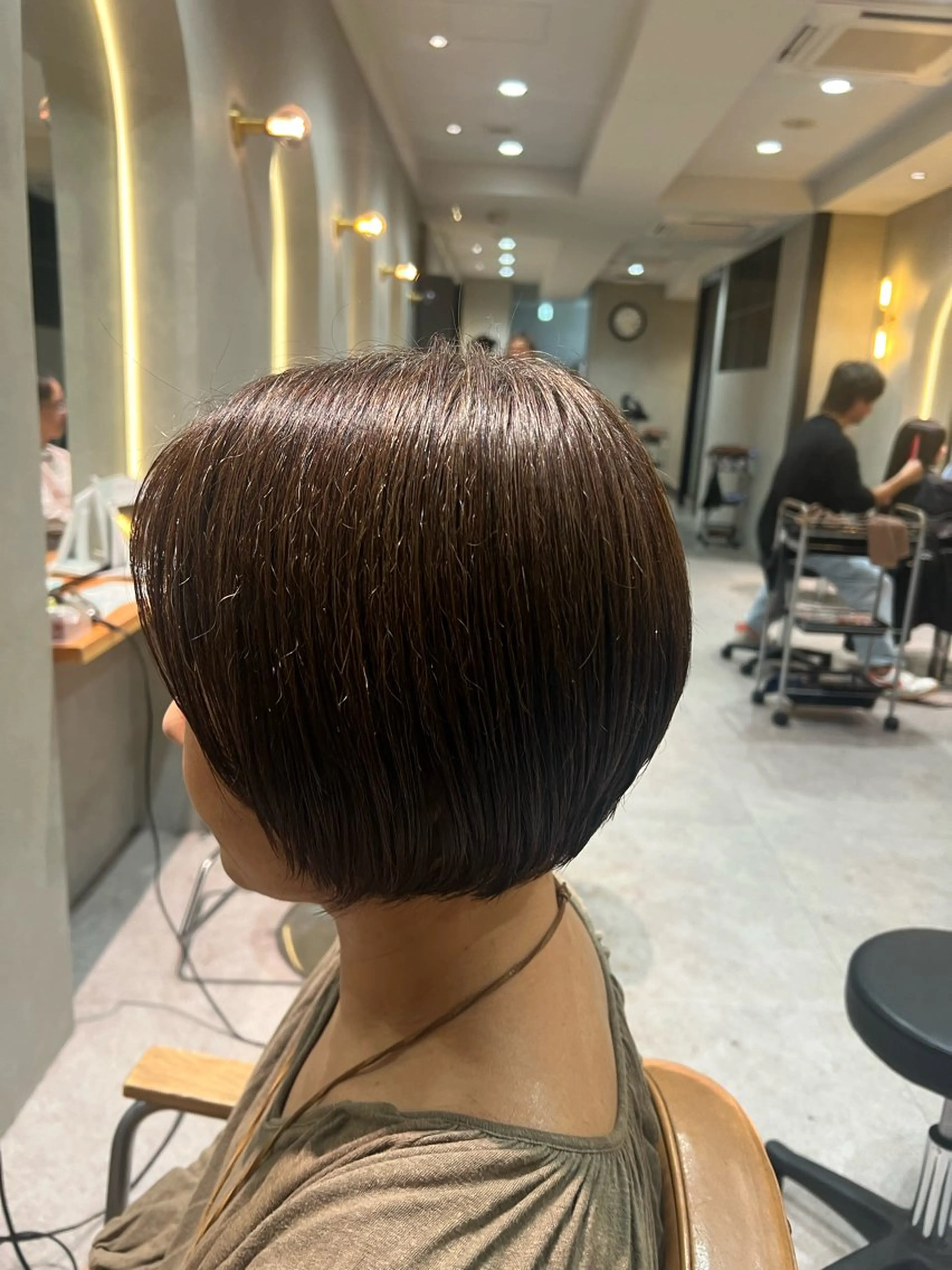 ショート カラー ショートボブ ボブ ショートヘア 安岡 稜太のヘアスタイル