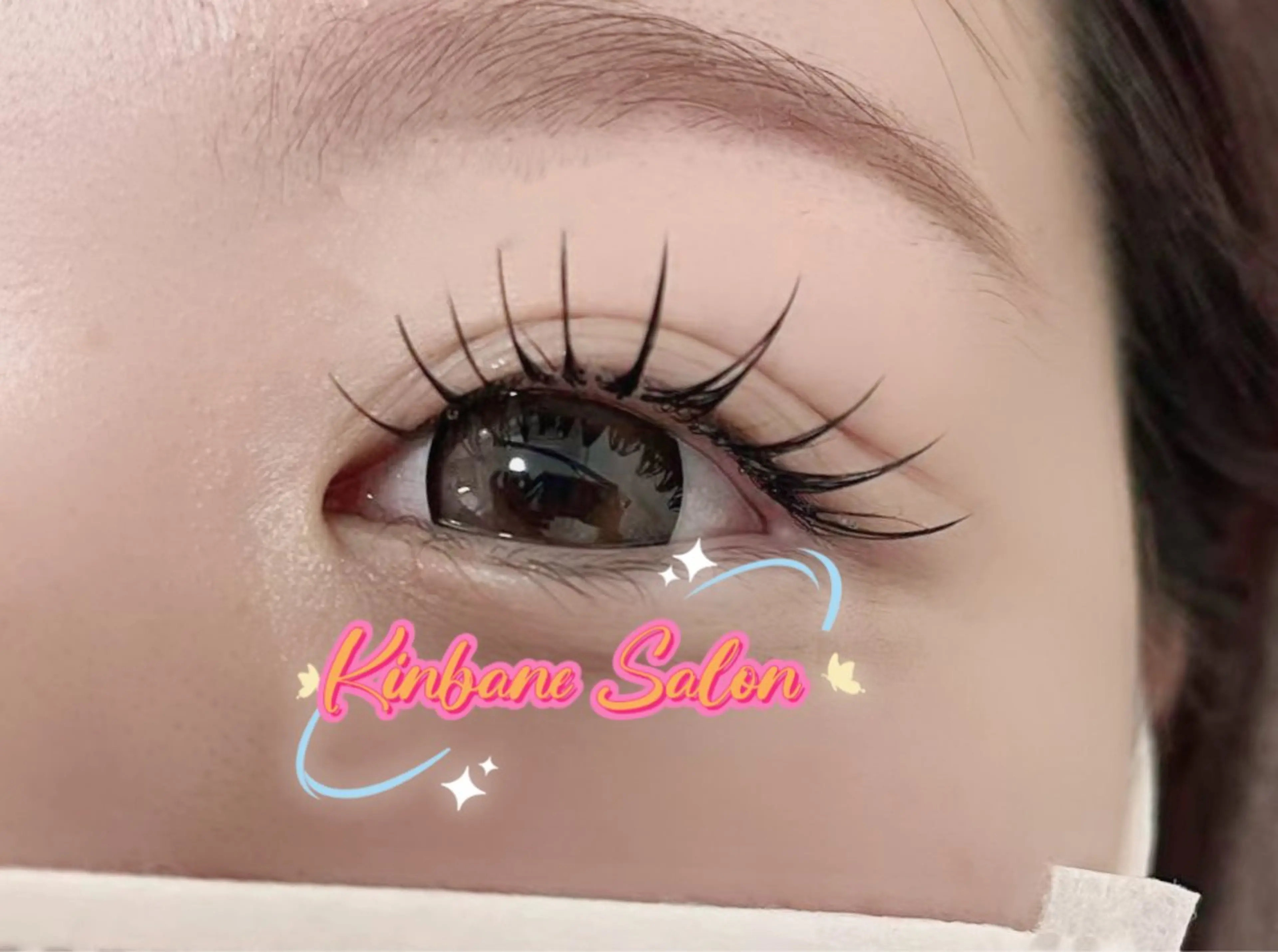マツエク・マツパ 韓国風マツエク パリジェンヌラッシュリフト まつげパーマ 下まつげエクステ 一重×まつ毛パーマ マツエク キンバネ・サロン 高田馬場店のマツエク・マツパデザイン