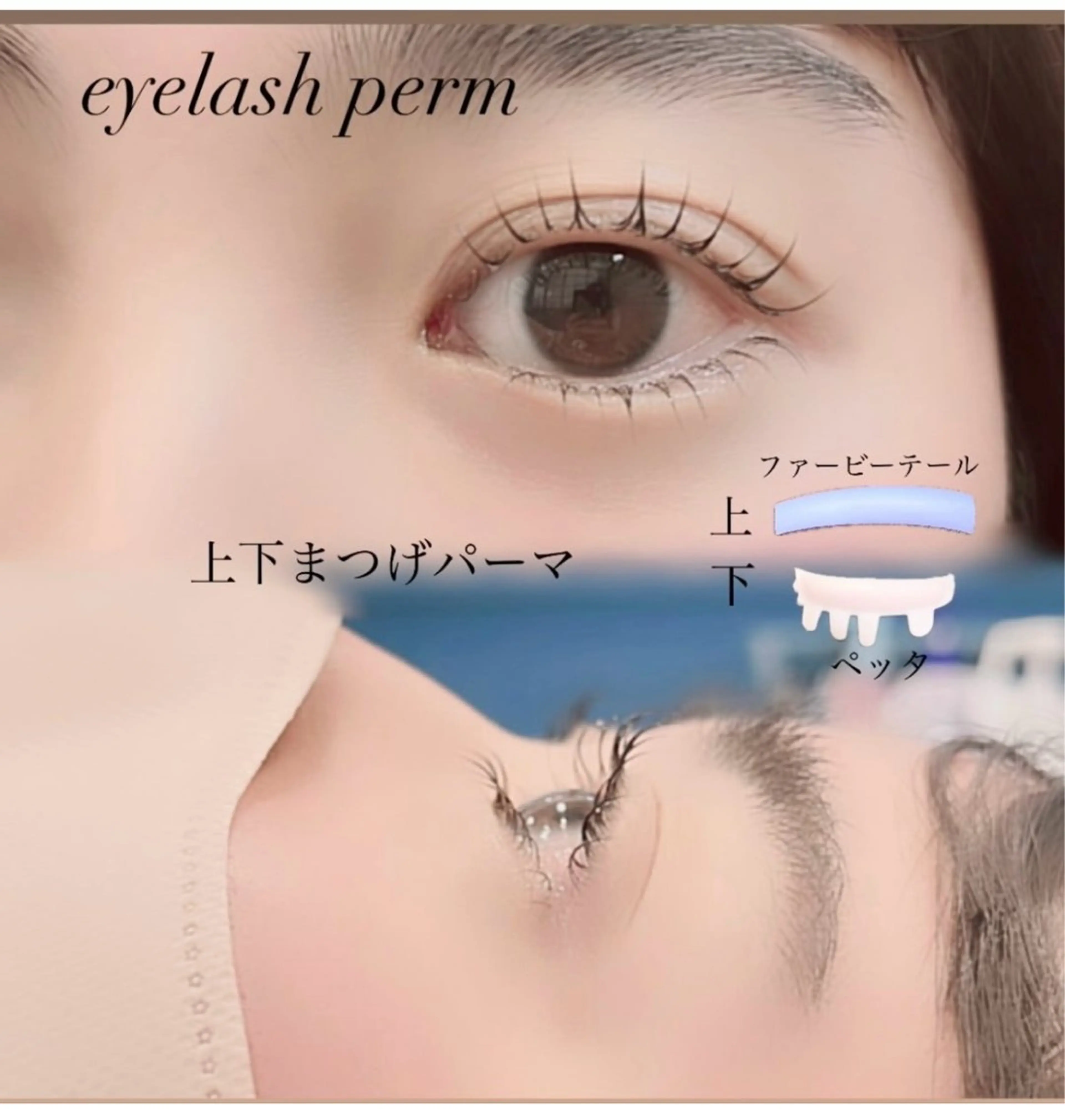 マツエク・マツパ まつげパーマ 下まつげエクステ マツパ GranCieux 水戸/まつパ🧡黒柳の眉毛・アイブロウイメージ